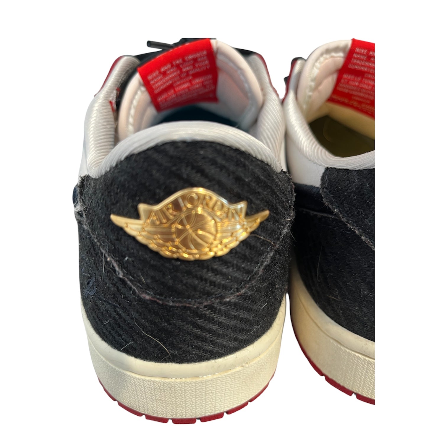 JORDAN BRAND/Low-Sneakers/US 12/Leather/RED/jordan 1 low trophy room view 4