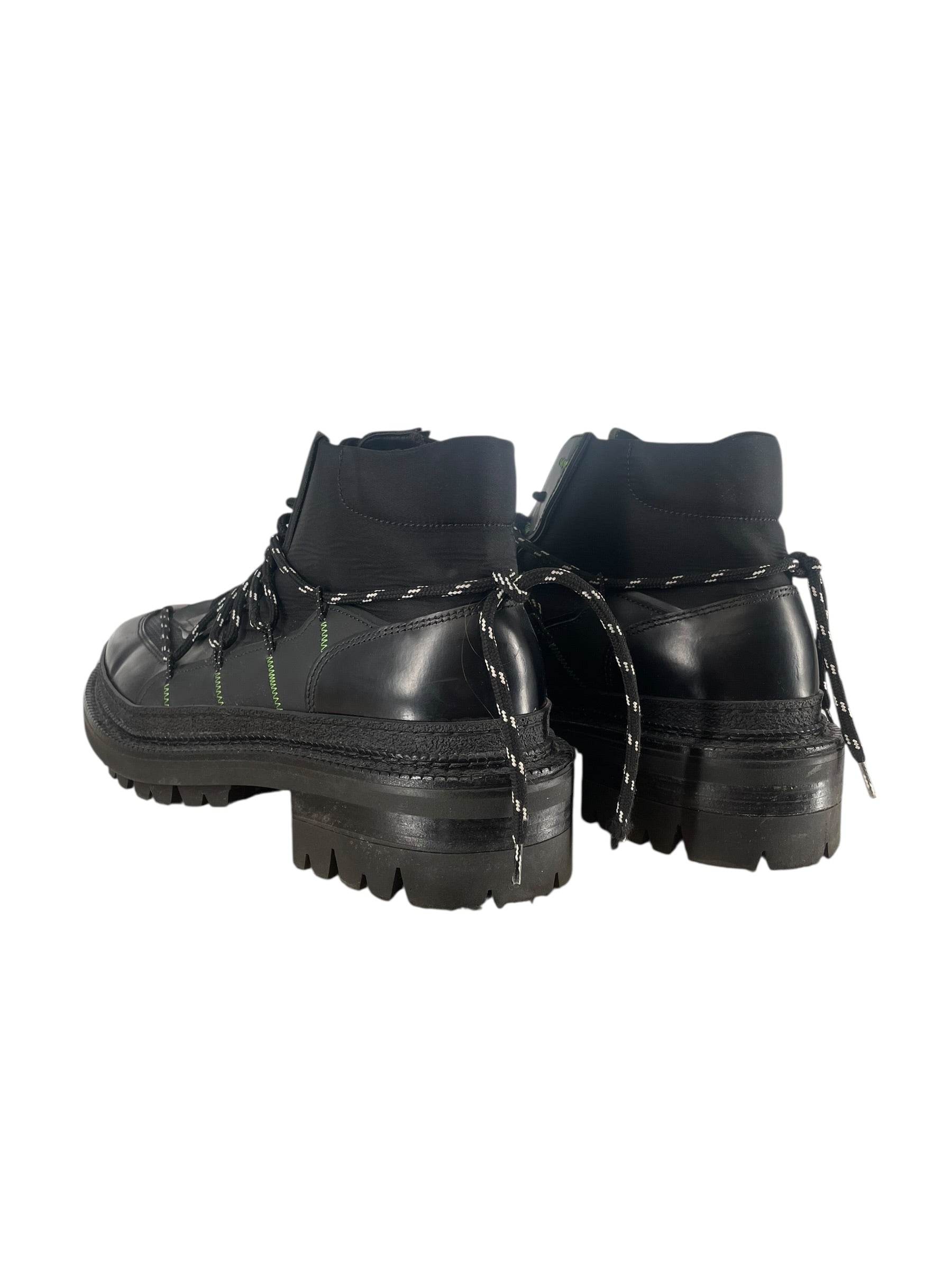 DSQUARED2/Boots/UK 11/Nylon/BLK/DSQUARED GREEN TIE BOOT view 2
