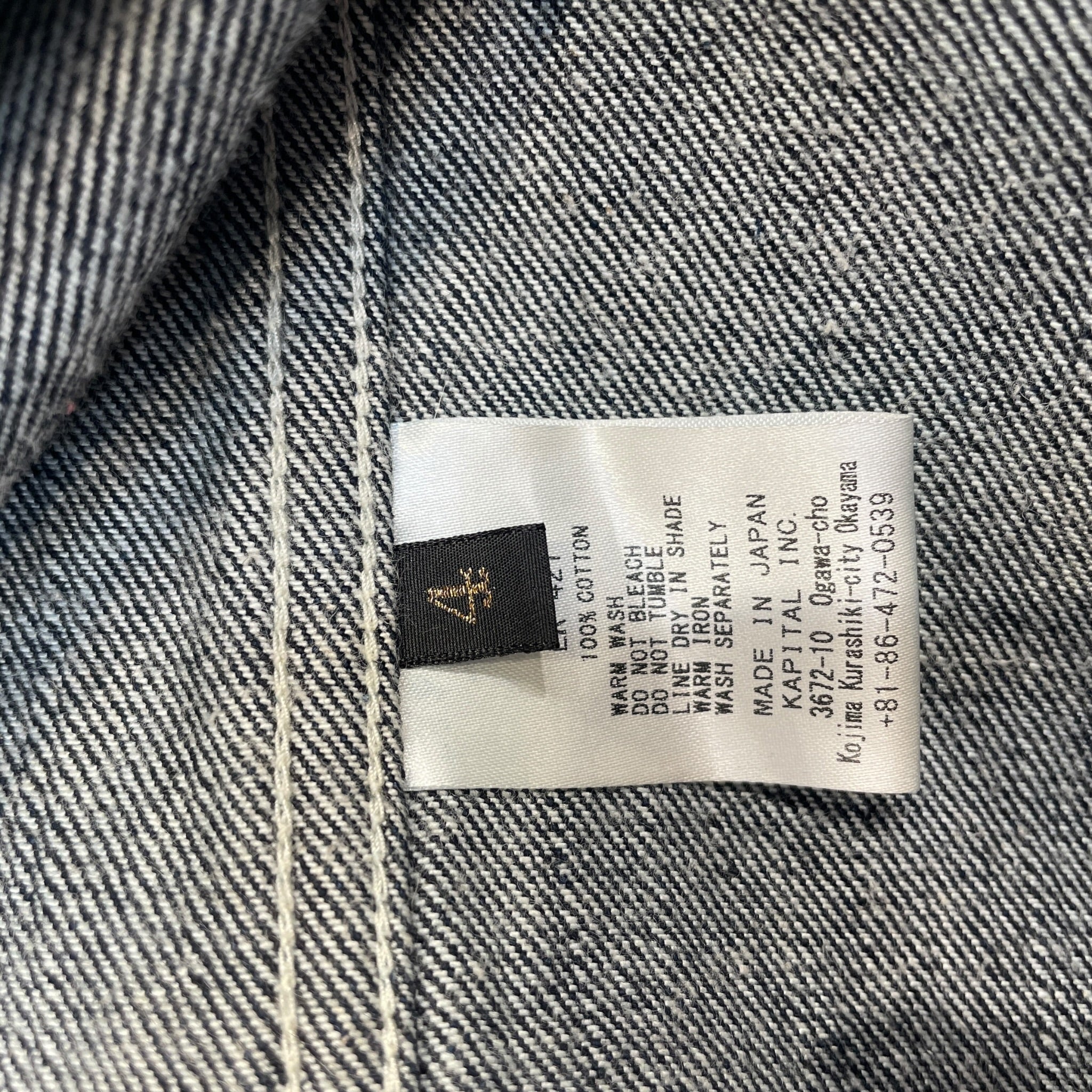 KAPITAL/Denim Jkt/4/Denim/BLU/ view 4