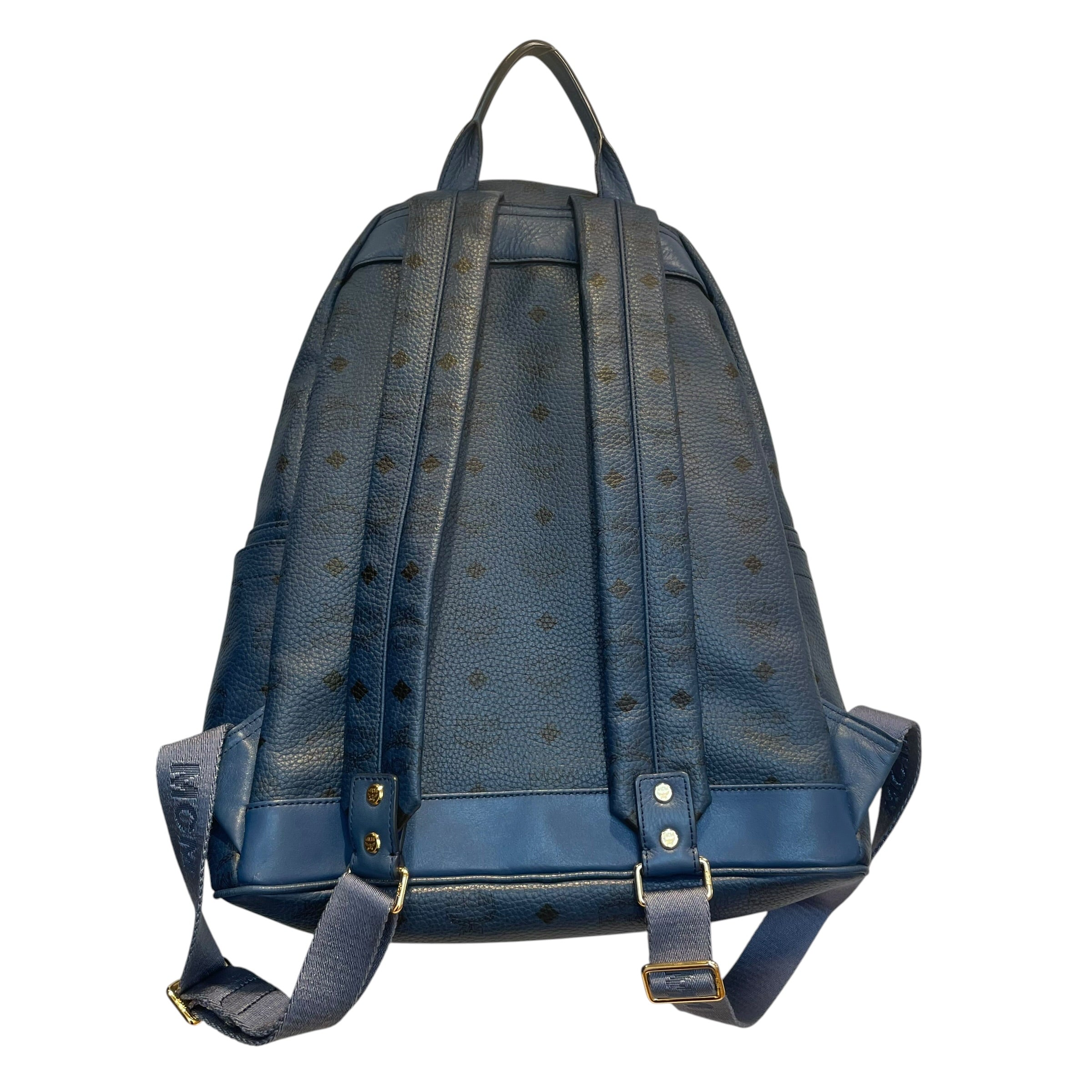 MCM/Backpack/Monogram/Leather/BLU/gld hard/munchen/8569 view 2