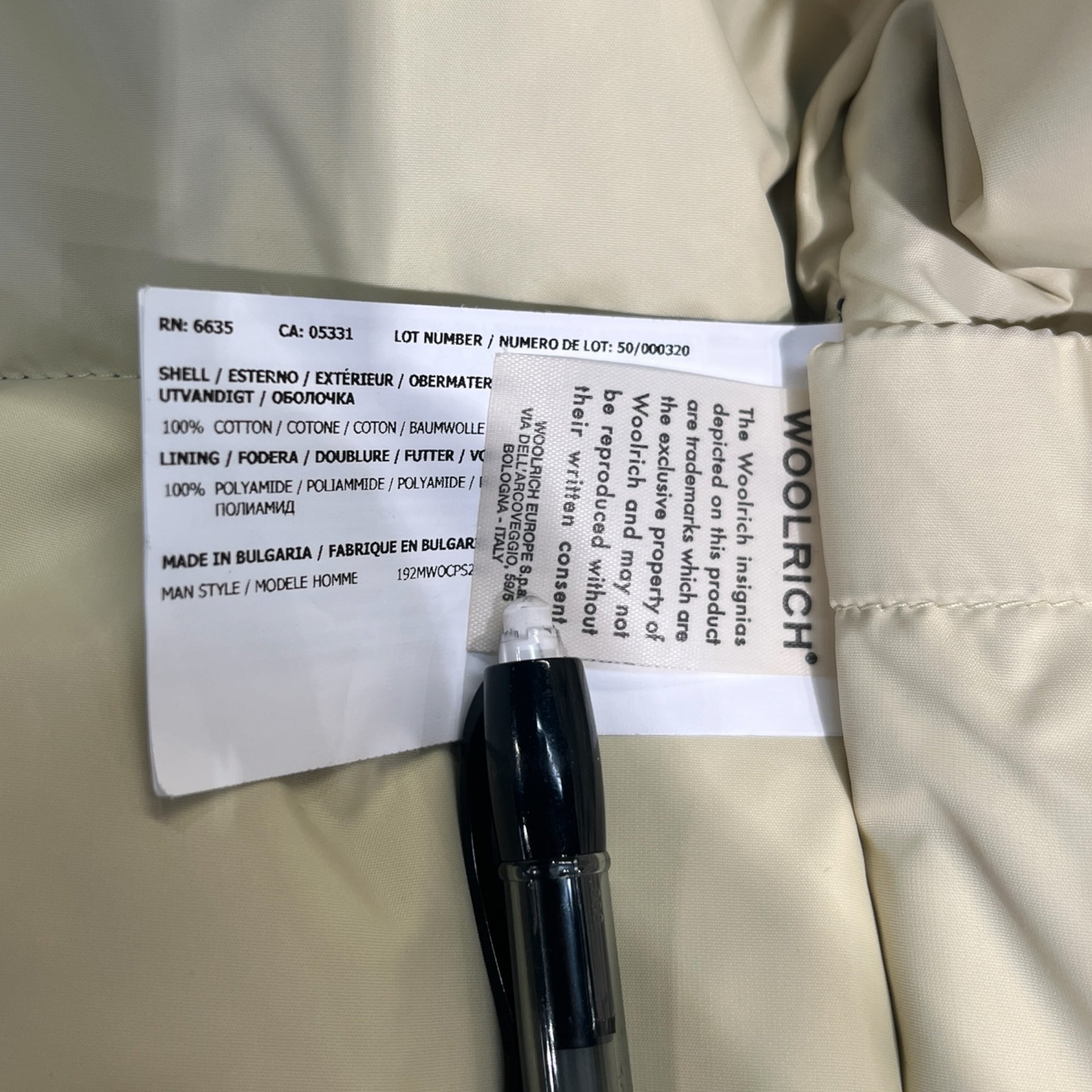 AIME LEON DORE/Woolrich/Puffer Jkt/XL/Cotton/NVY/ view 4