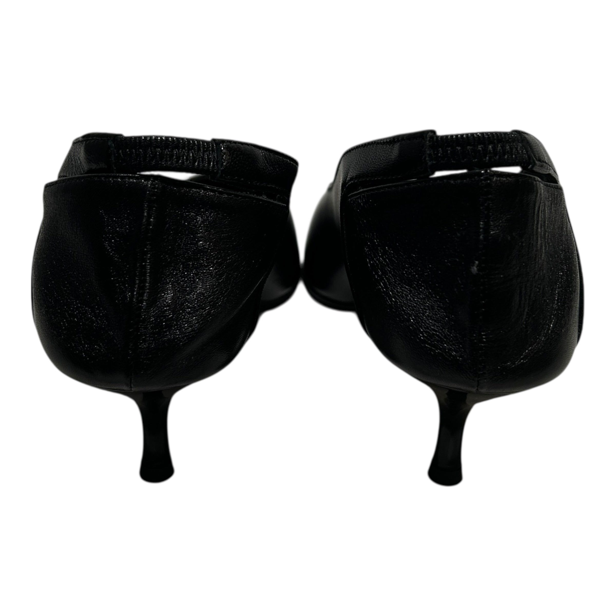 GIABORGHINI/Heels/EU 40/Leather/BLK/POINTED CLOSE TOED HEELS view 9