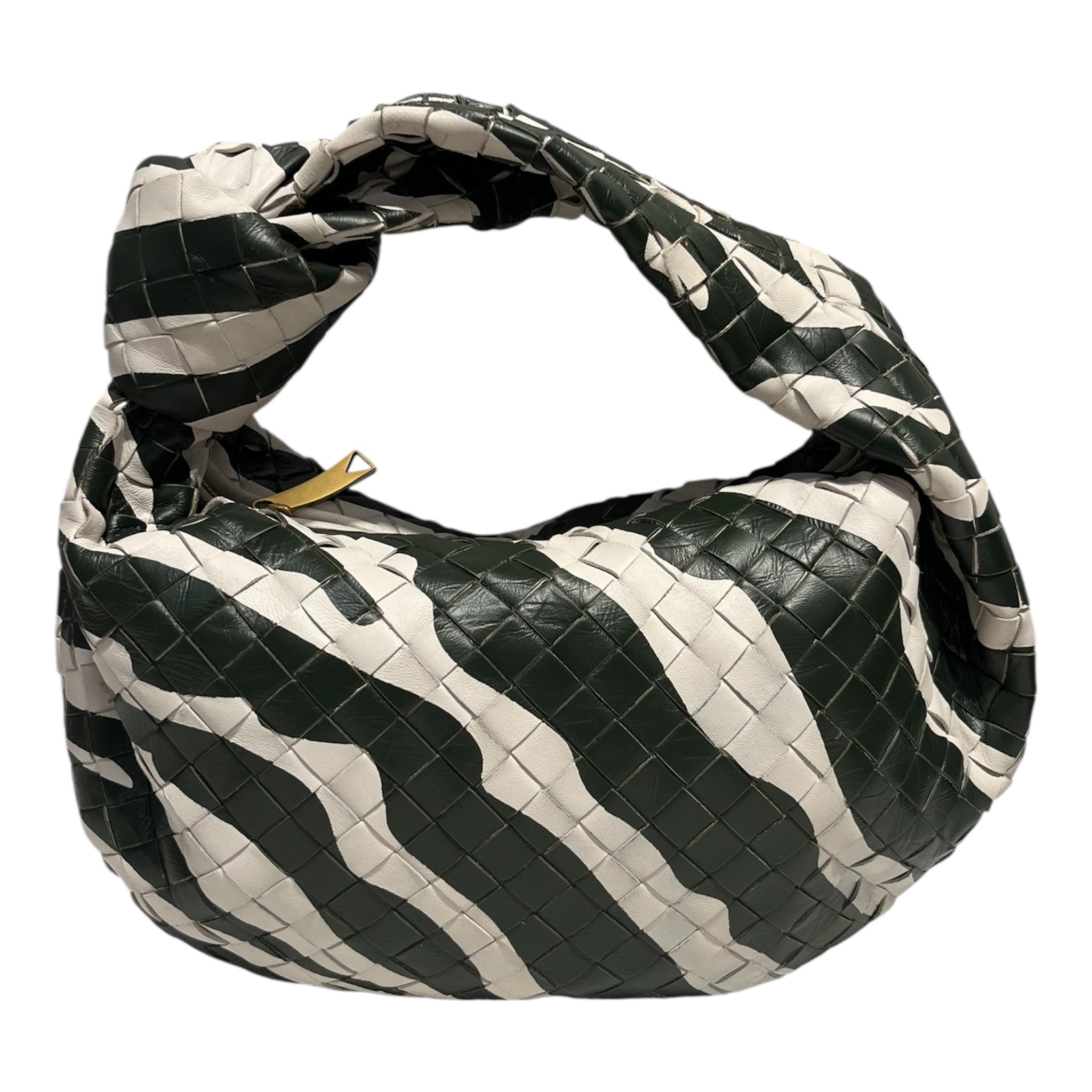 BOTTEGA VENETA/Hand Bag/Animal Pattern/Leather/GRN/BOTTEGA VENETA ZEBRA HANDBAG view 2