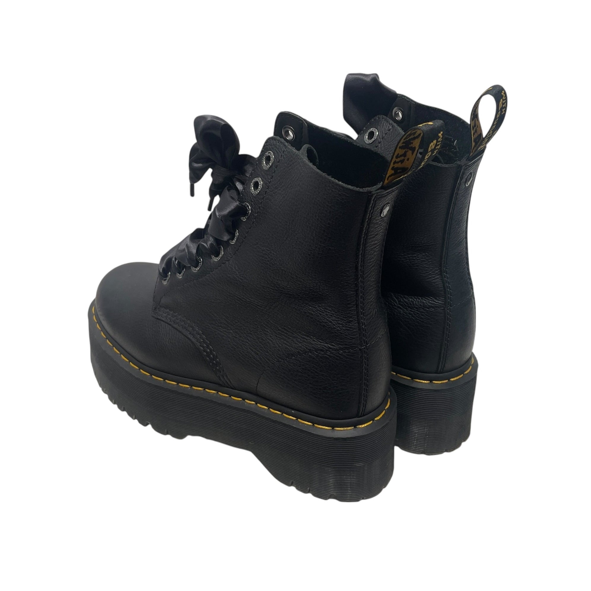 Dr.Martens/Boots/US 9/Leather/BLK/molly combat view 2