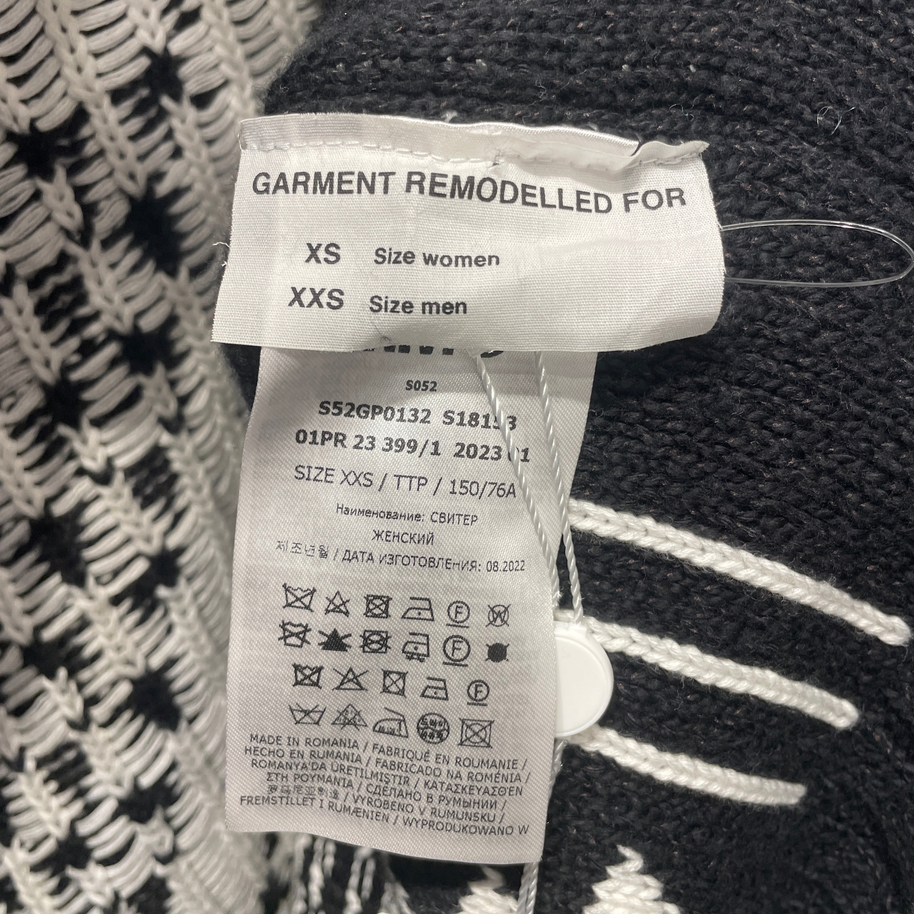 MM6/Sweater/XXS/Cotton/WHT/S52GP0132/V NECK view 5