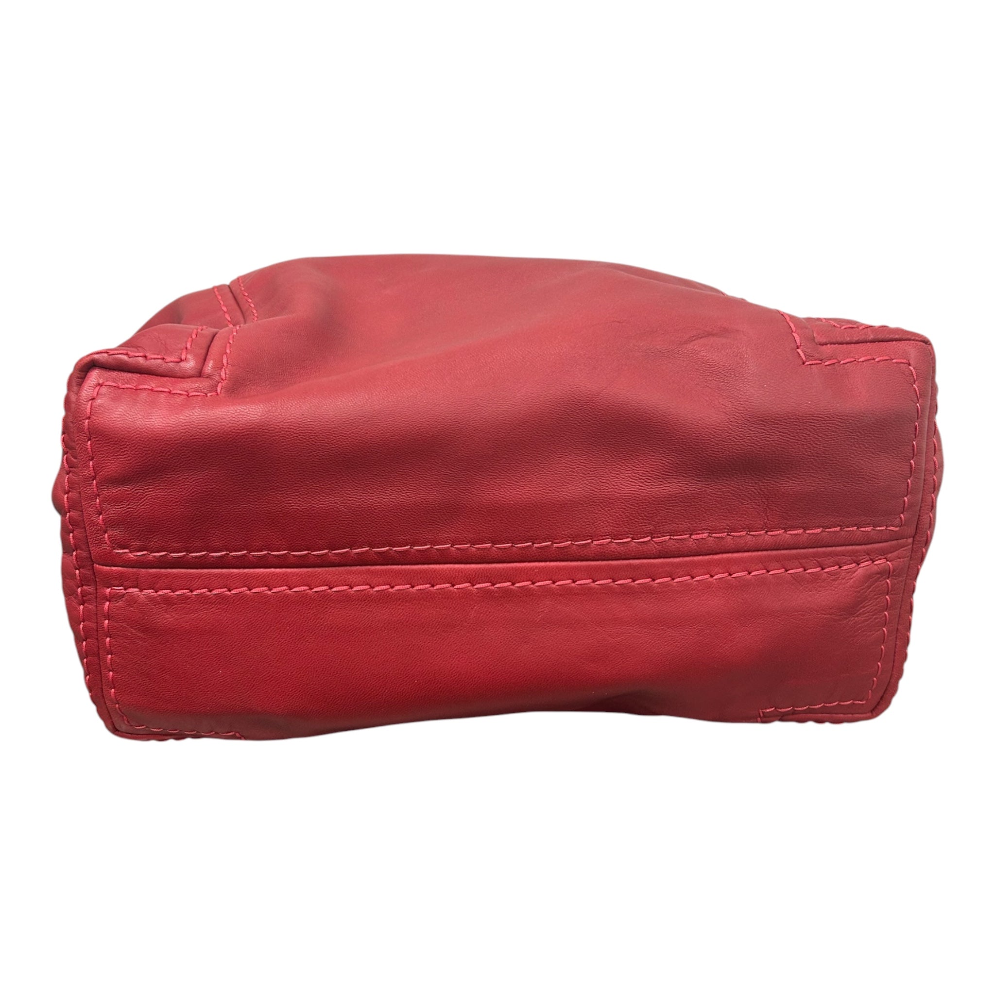 JIMMY CHOO/Bag/Leather/RED/Saba Hobo bag view 3