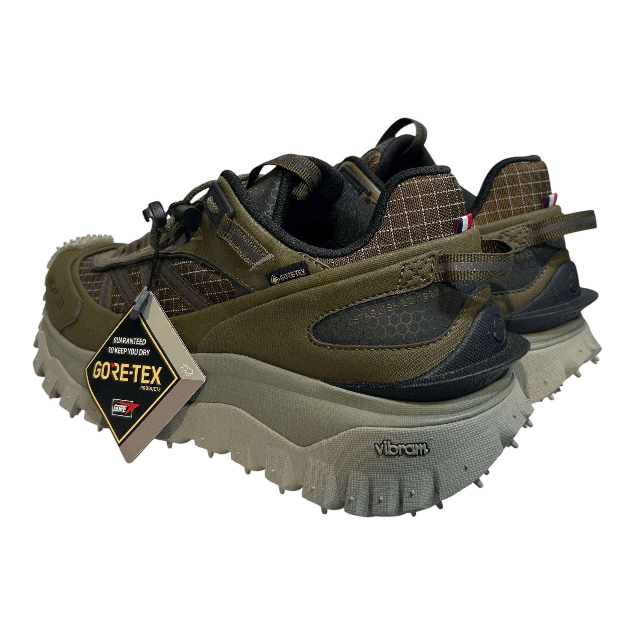 MONCLER/Low-Sneakers/EU 44/Nylon/KHK/trailgrip gtx view 2