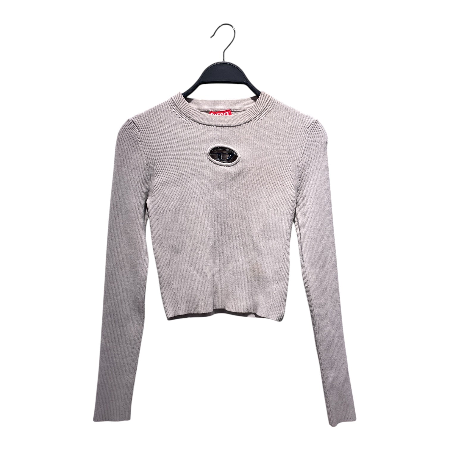 DIESEL/LS T-Shirt/S/Cotton/CRM/ view 1