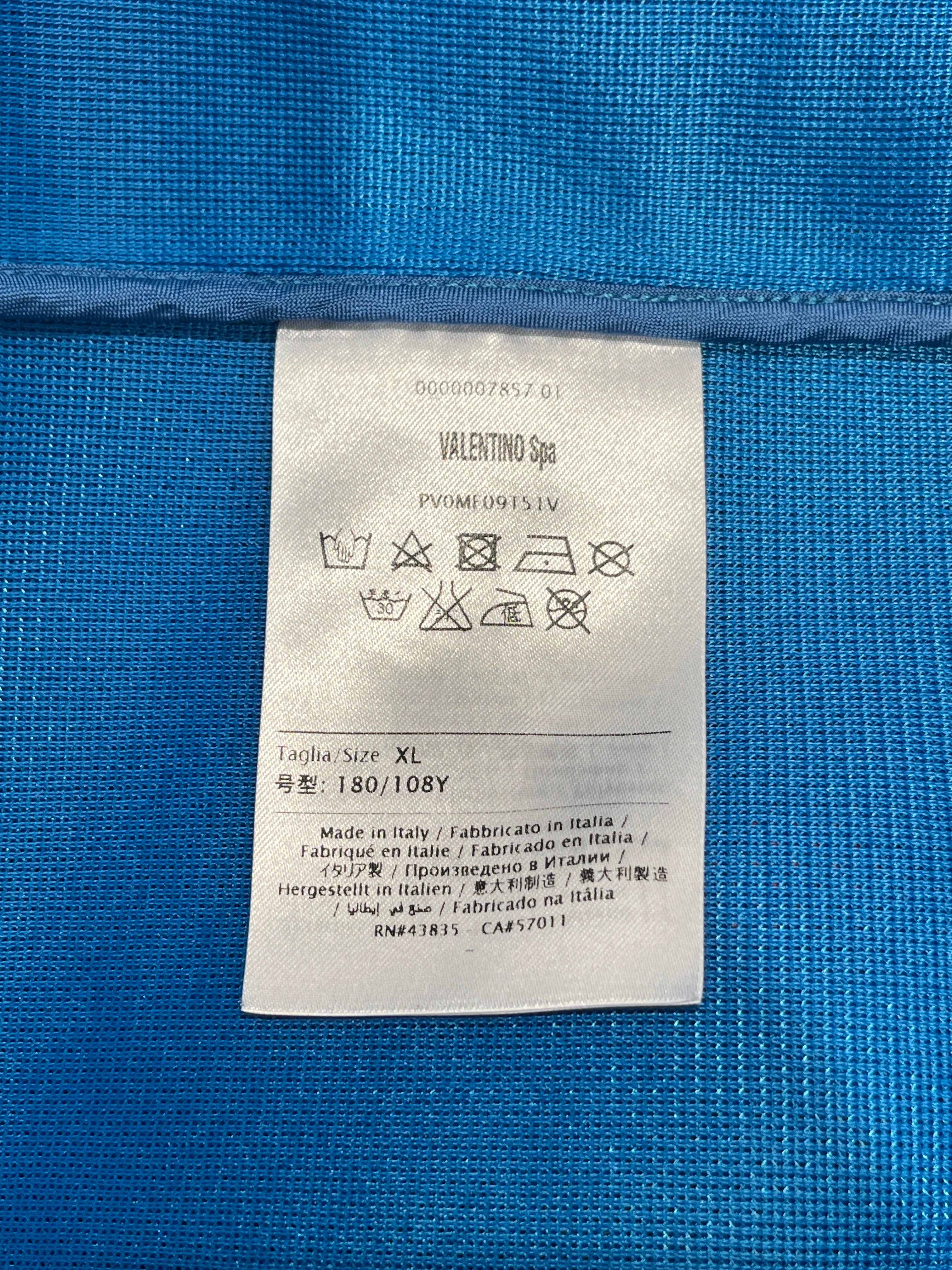 VALENTINO/Tailored Jkt/XL/Polyester/BLU/COLORBLOCK view 4