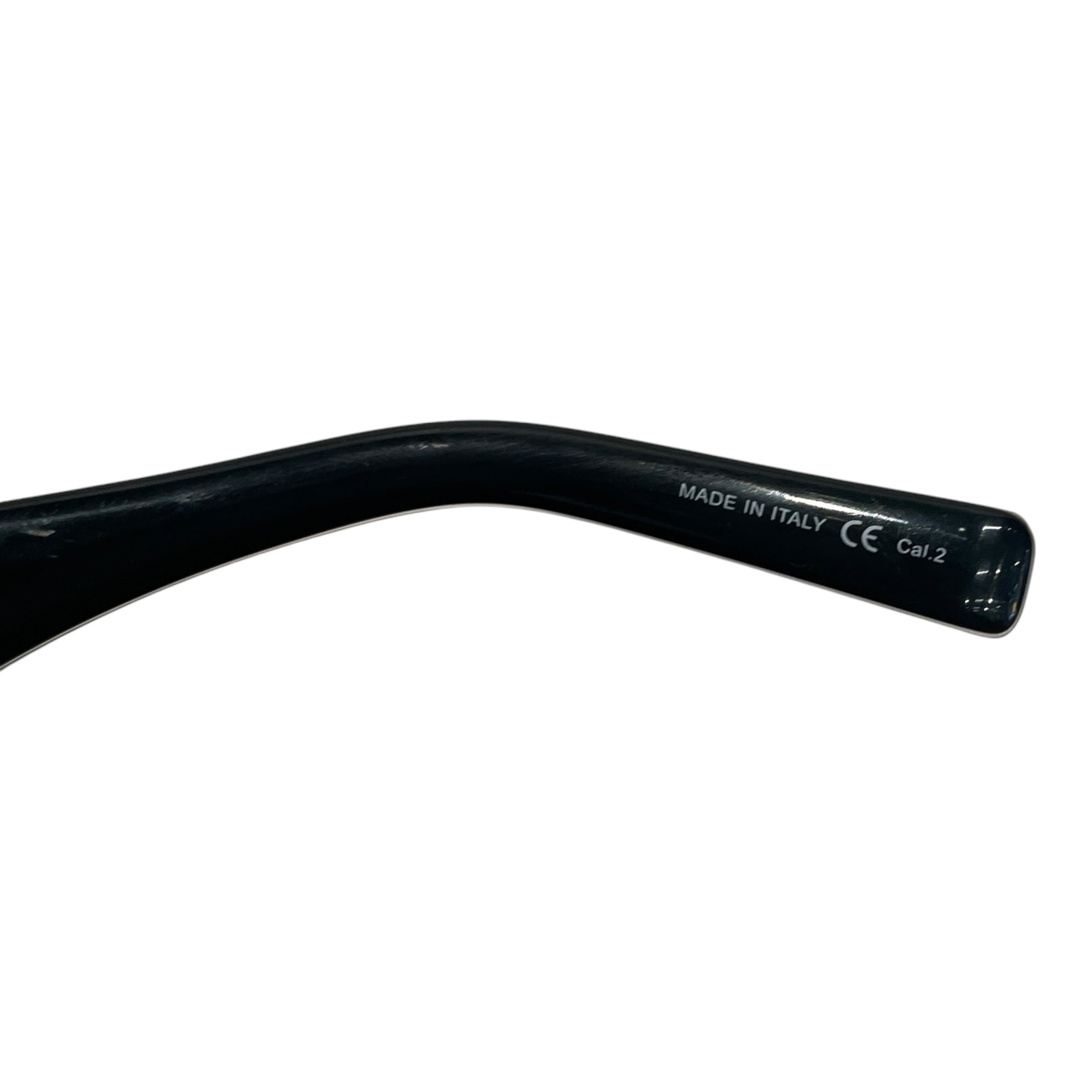 SAINT LAURENT/Sunglasses/Plastic/BLK/SL572 SQUARE FRAME SILVER TRIM view 4