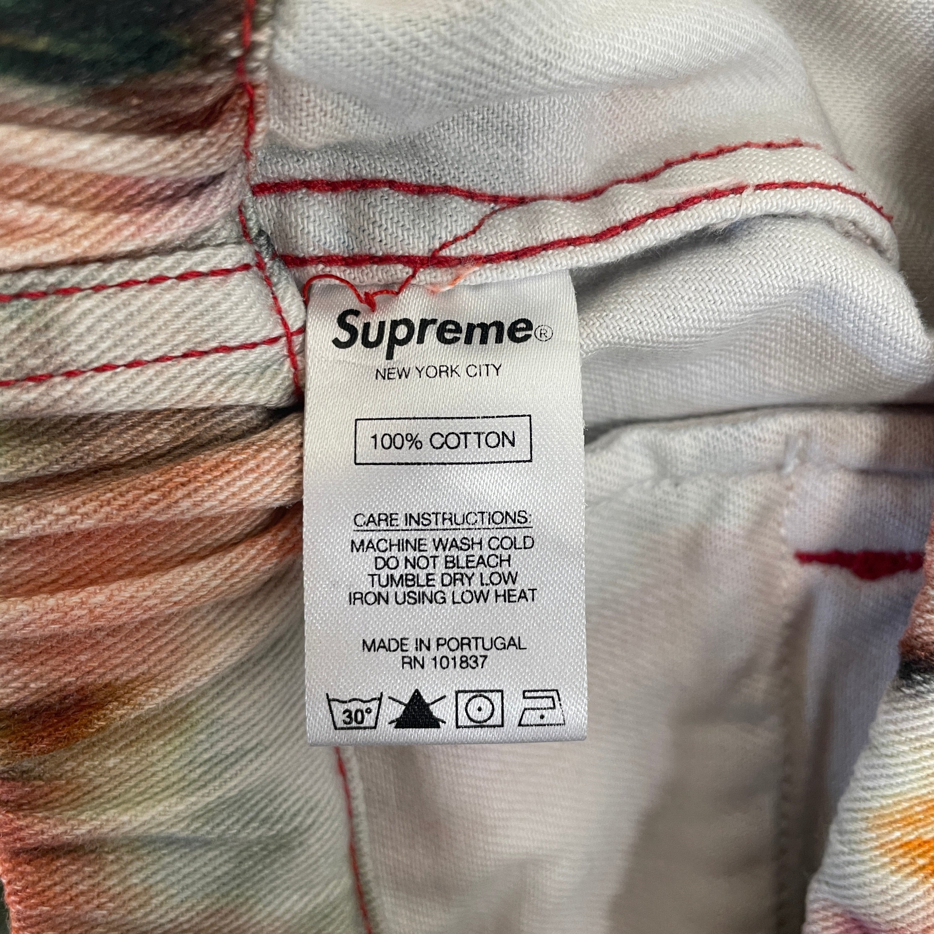 Supreme/Pants/M/Cotton/RED/Floral Pattern/Liberty Floral Belted view 4