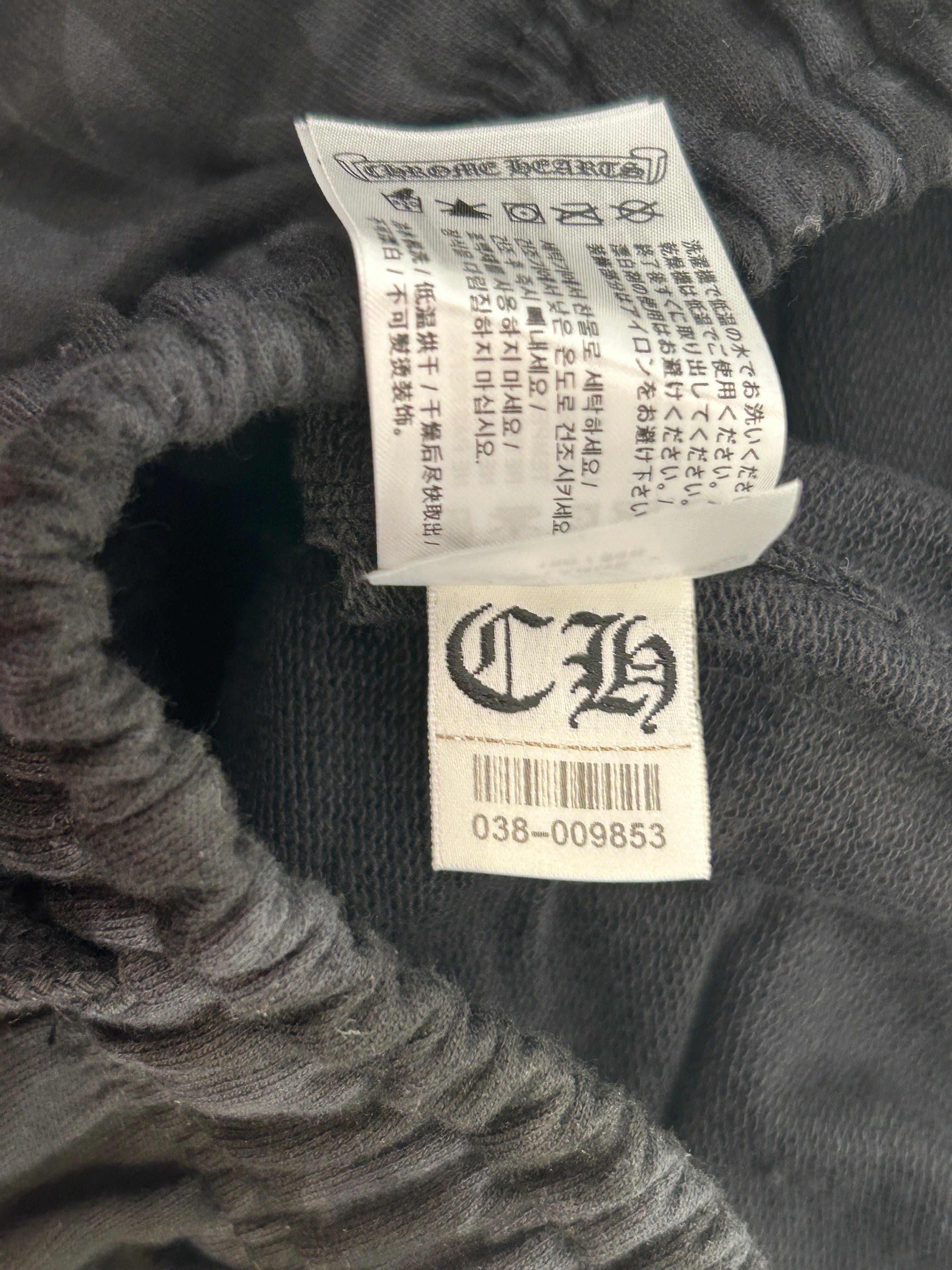 CHROME HEARTS/Pants/L/Cotton/BLK/All Over Print/cemetary cross all over view 5