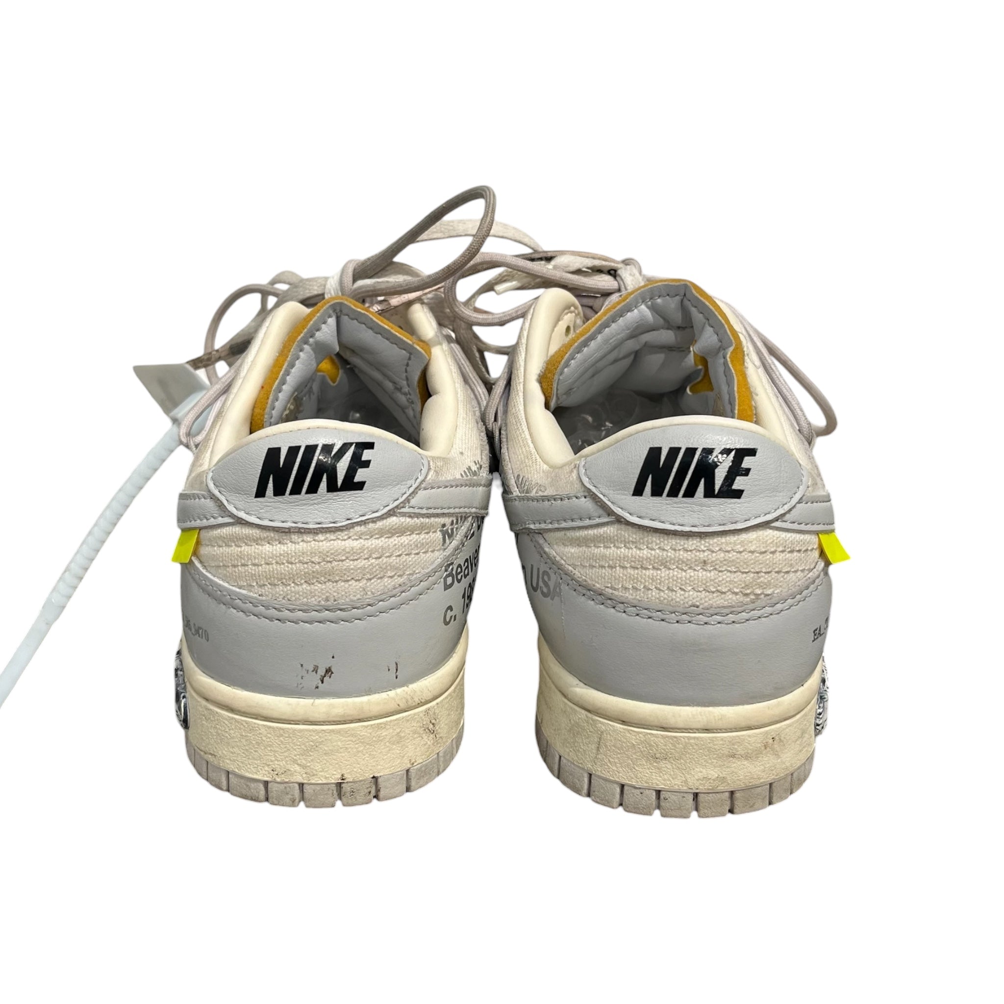 OFF-WHITE/NIKE/Low-Sneakers/US 9/Leather/GRY/wht gry dm1602-123 view 3