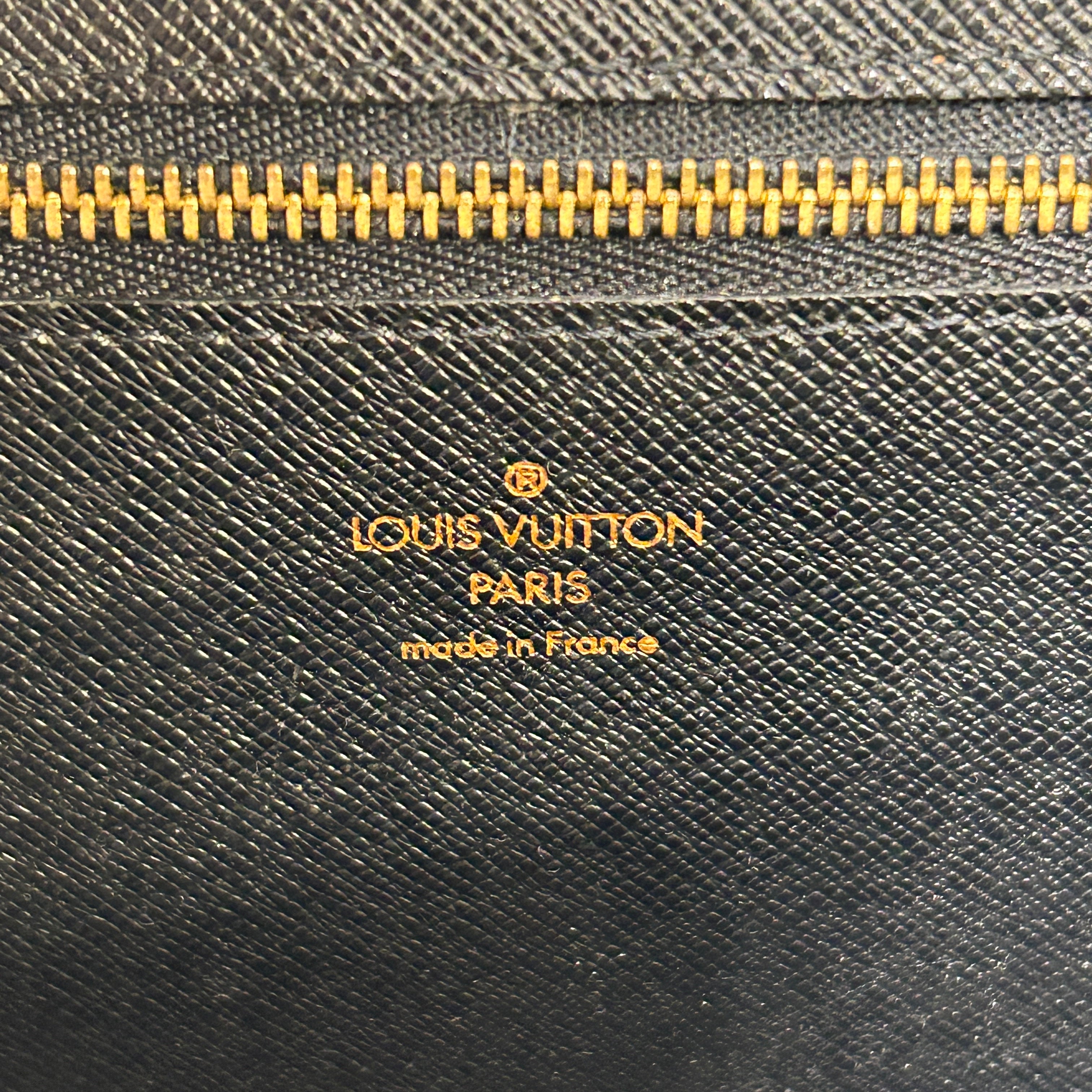 LOUIS VUITTON/Clutch Bag/Leather/BLK/EPI LEATHER DECO CLUTCH view 3