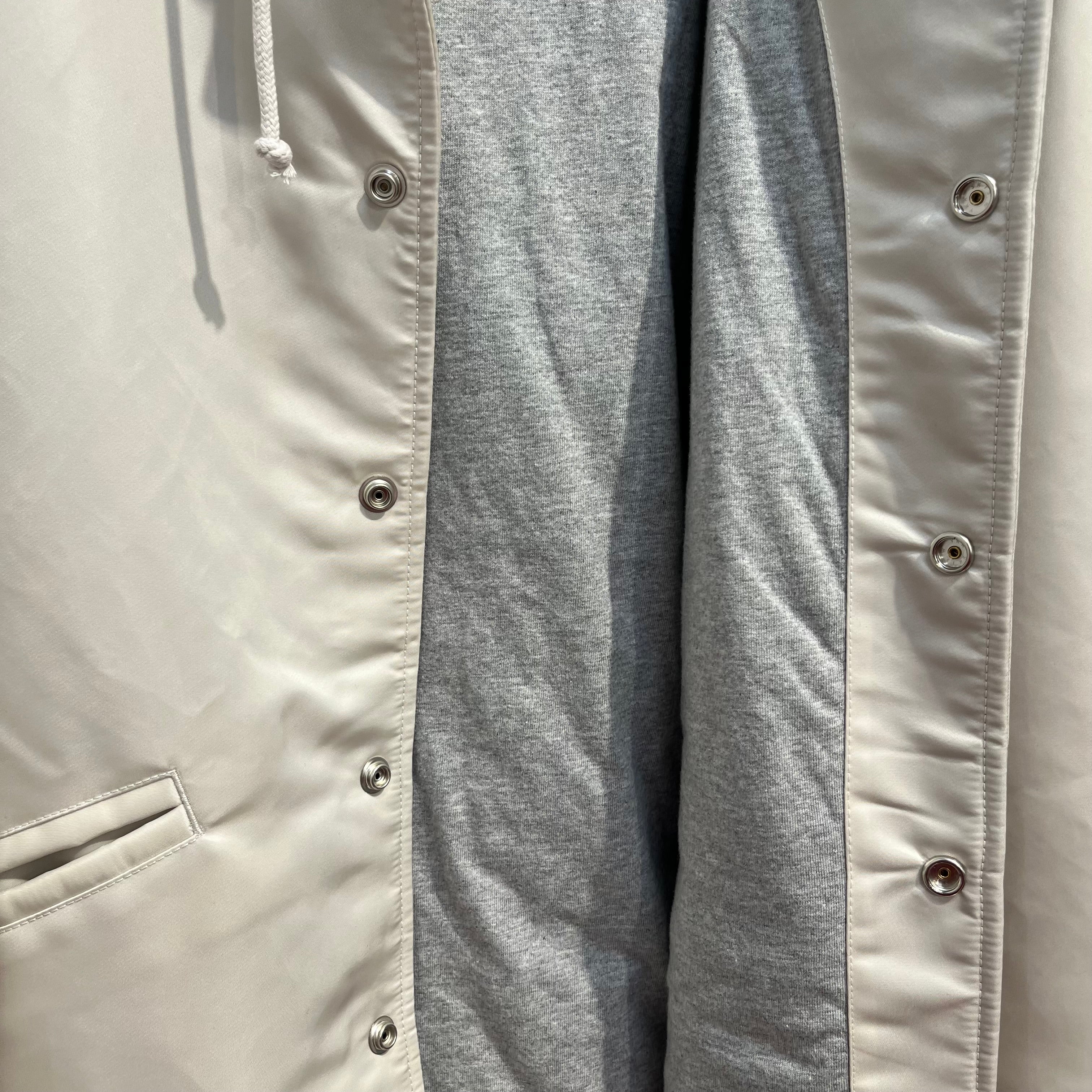 STUSSY/Track Jkt/M/Nylon/CRM/HOODED BONE JKT view 4