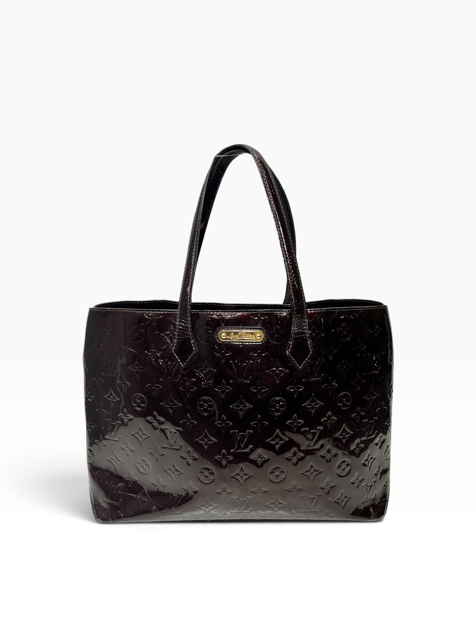 LOUIS VUITTON/Tote Bag/Monogram/BRD/VERNIS WILSHIRE GM view 1