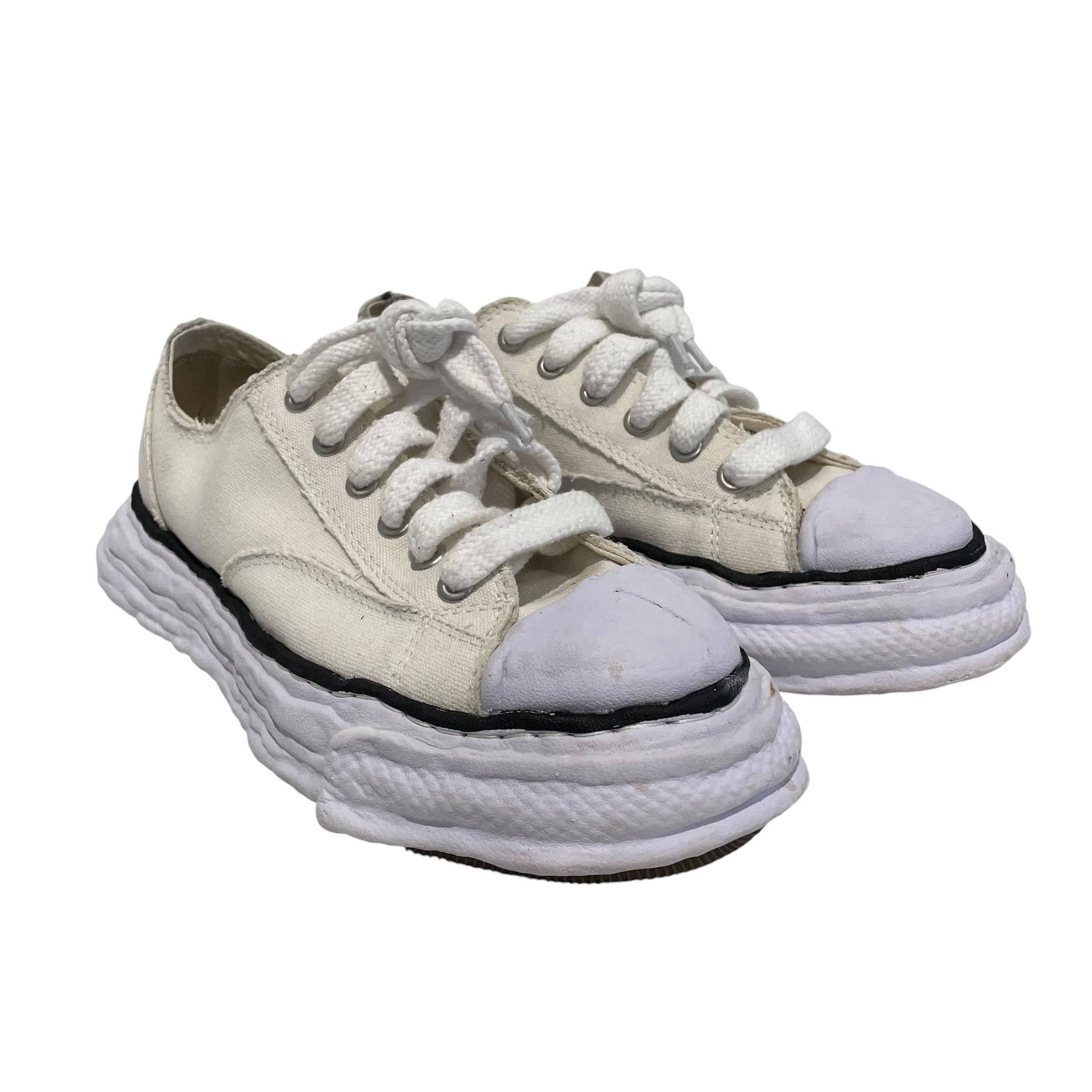 MIHARA YASUHIRO/Low-Sneakers/US 11/Cotton/WHT/ view 1