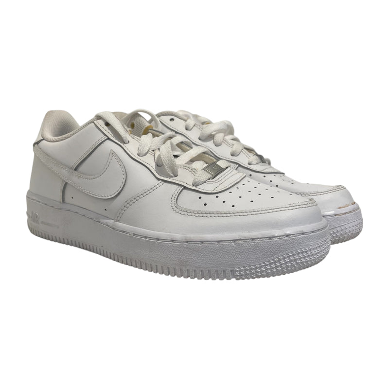 NIKE/AIR FORCE 1 (GS)/Low-Sneakers/US 8/Leather/WHT/314192-117