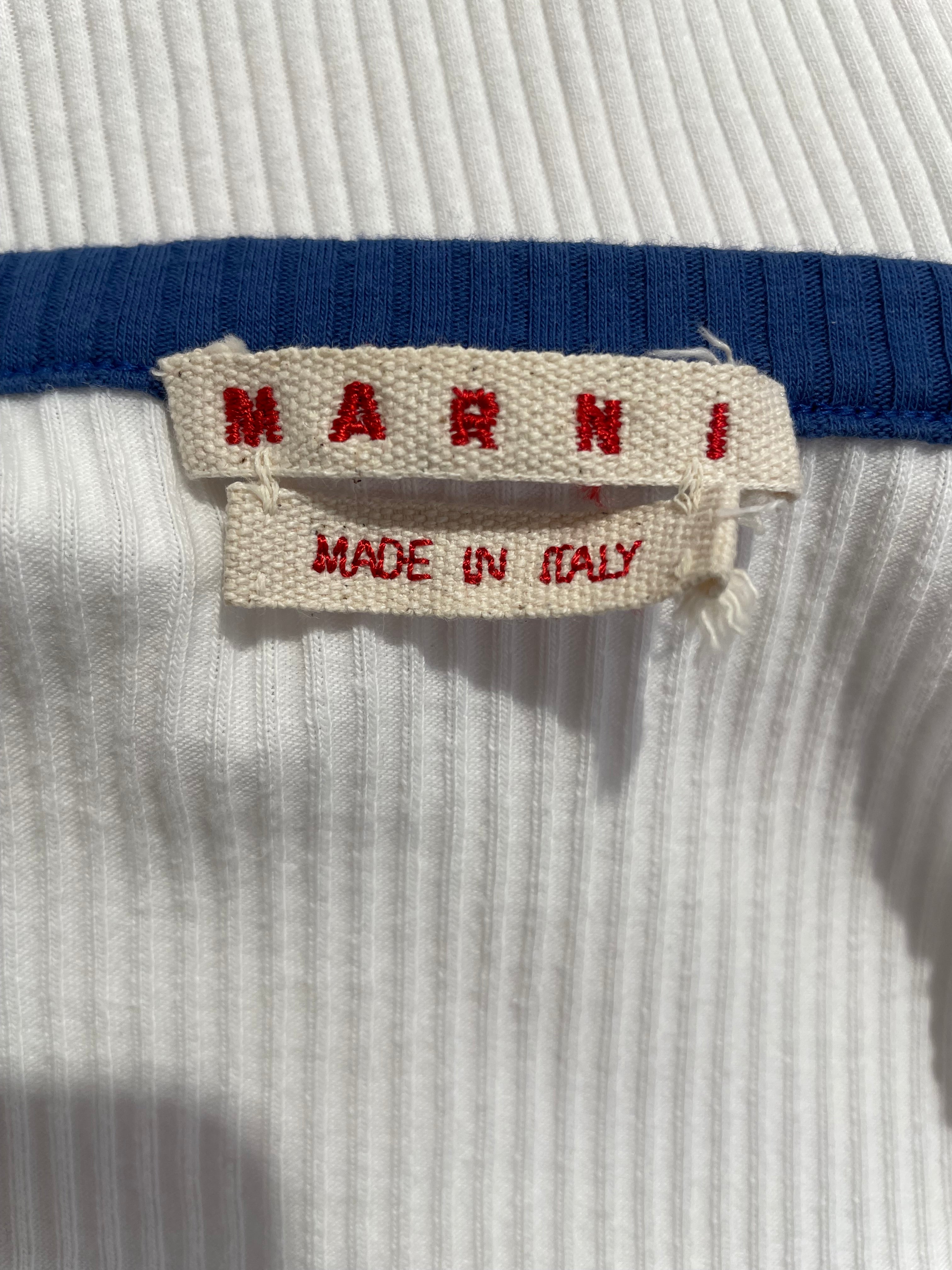 MARNI/Tank Top/50/Cotton/WHT/ view 3
