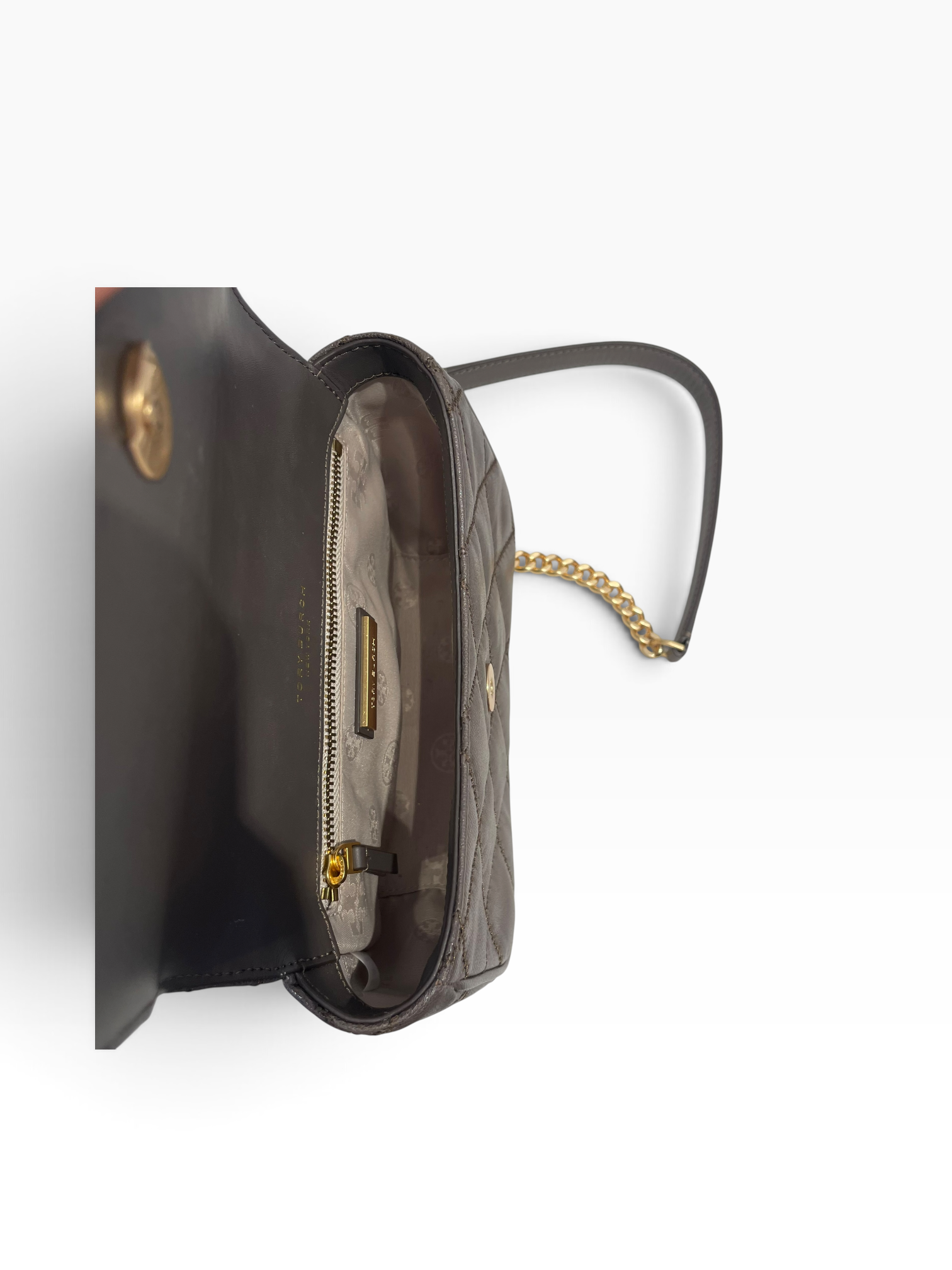 TORY BURCH/Cross Body Bag/Leather/BRW/Tory Burch Mini Willa view 5