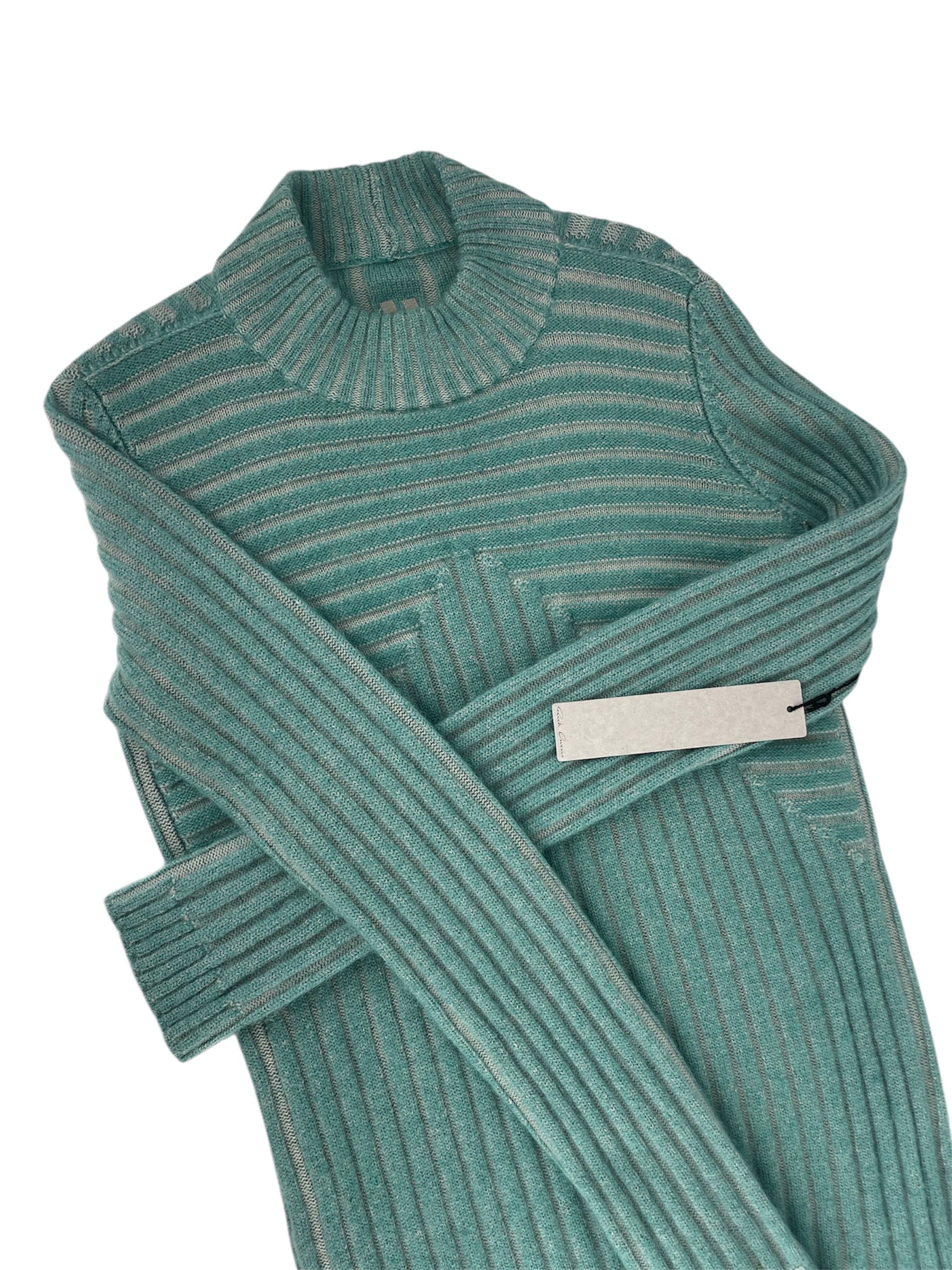 Rick Owens/Sweater/M/Wool/BLU/F/W 22 STROBE CAPLE KNIT view 3
