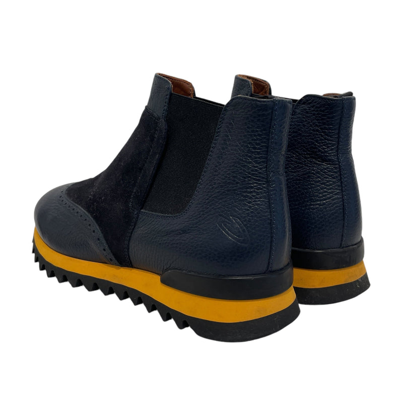 Alberto Guardiani/Boots/US 8/Leather/NVY/