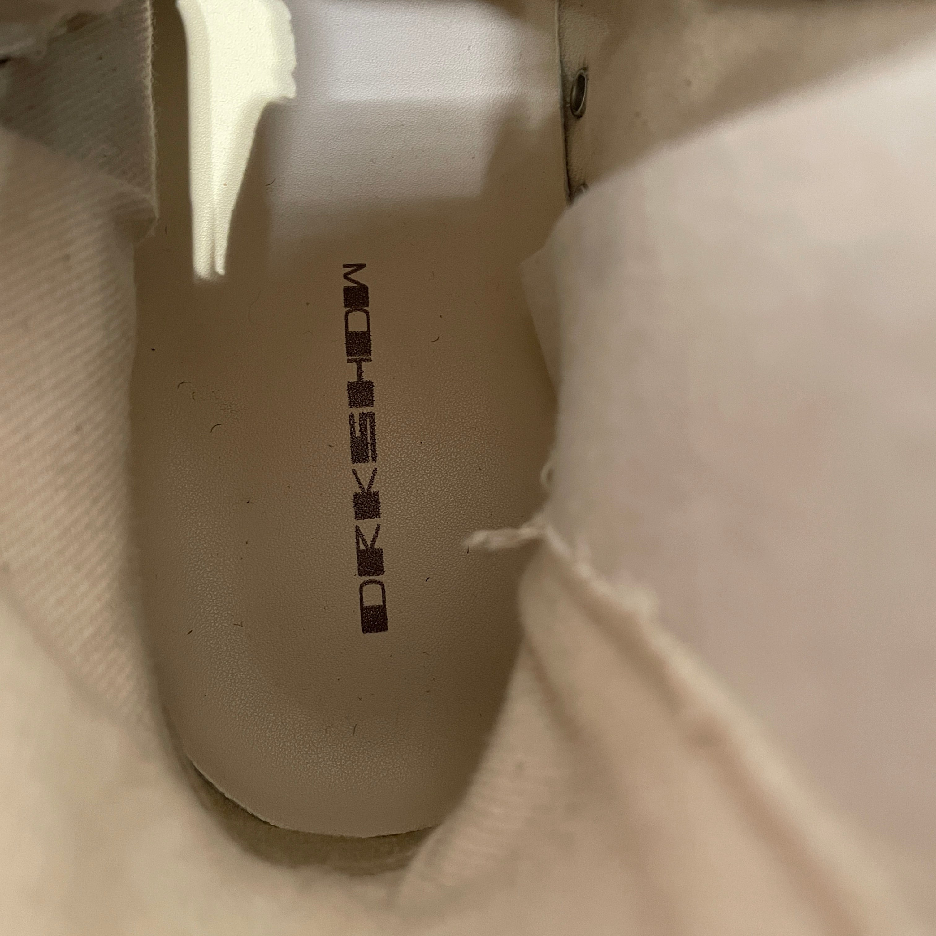 RICK OWENS DRKSHDW/Low-Sneakers/EU 43/Cotton/BRW/RICK OWEN DRKSHDW HIGHTOP view 6