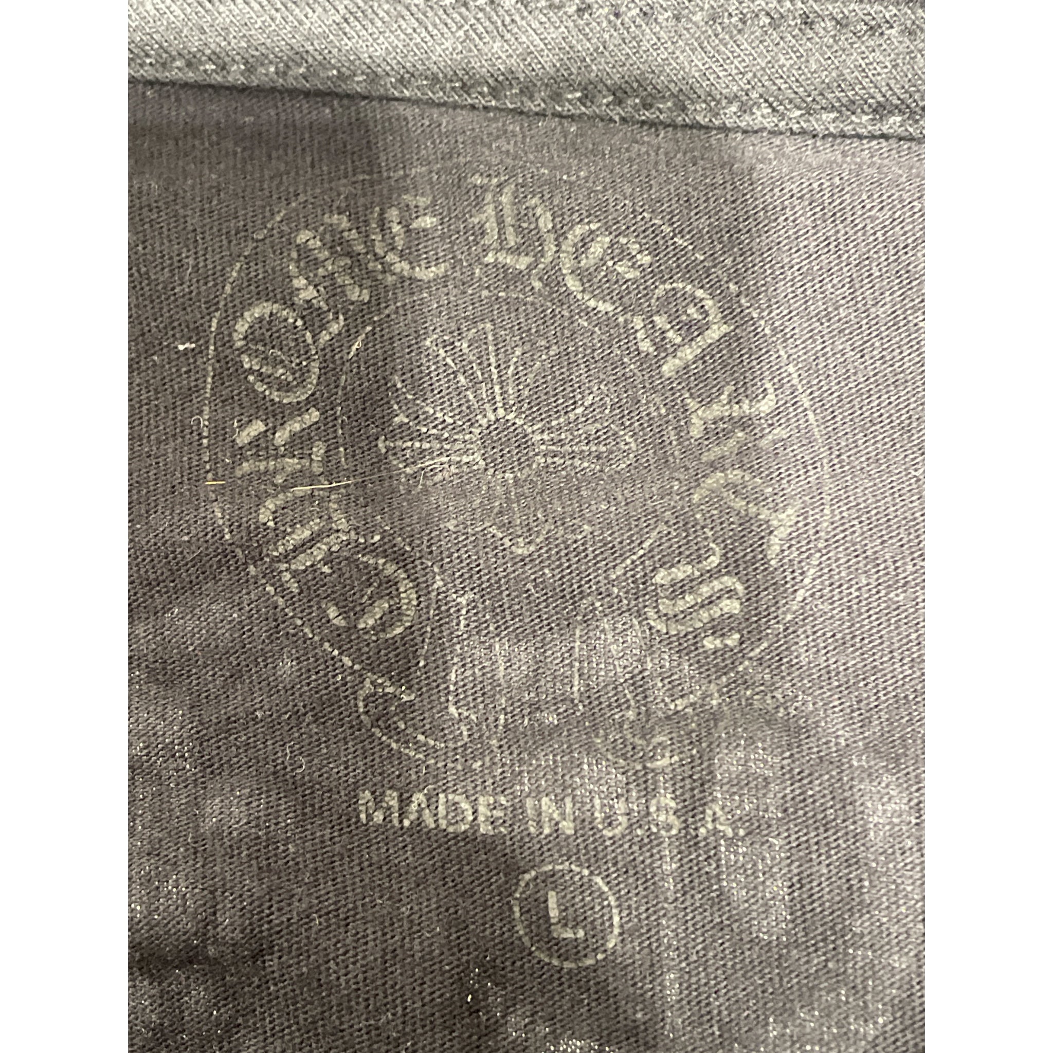 CHROME HEARTS/LS T-Shirt/L/Cotton/BLK/usa arch logo view 3