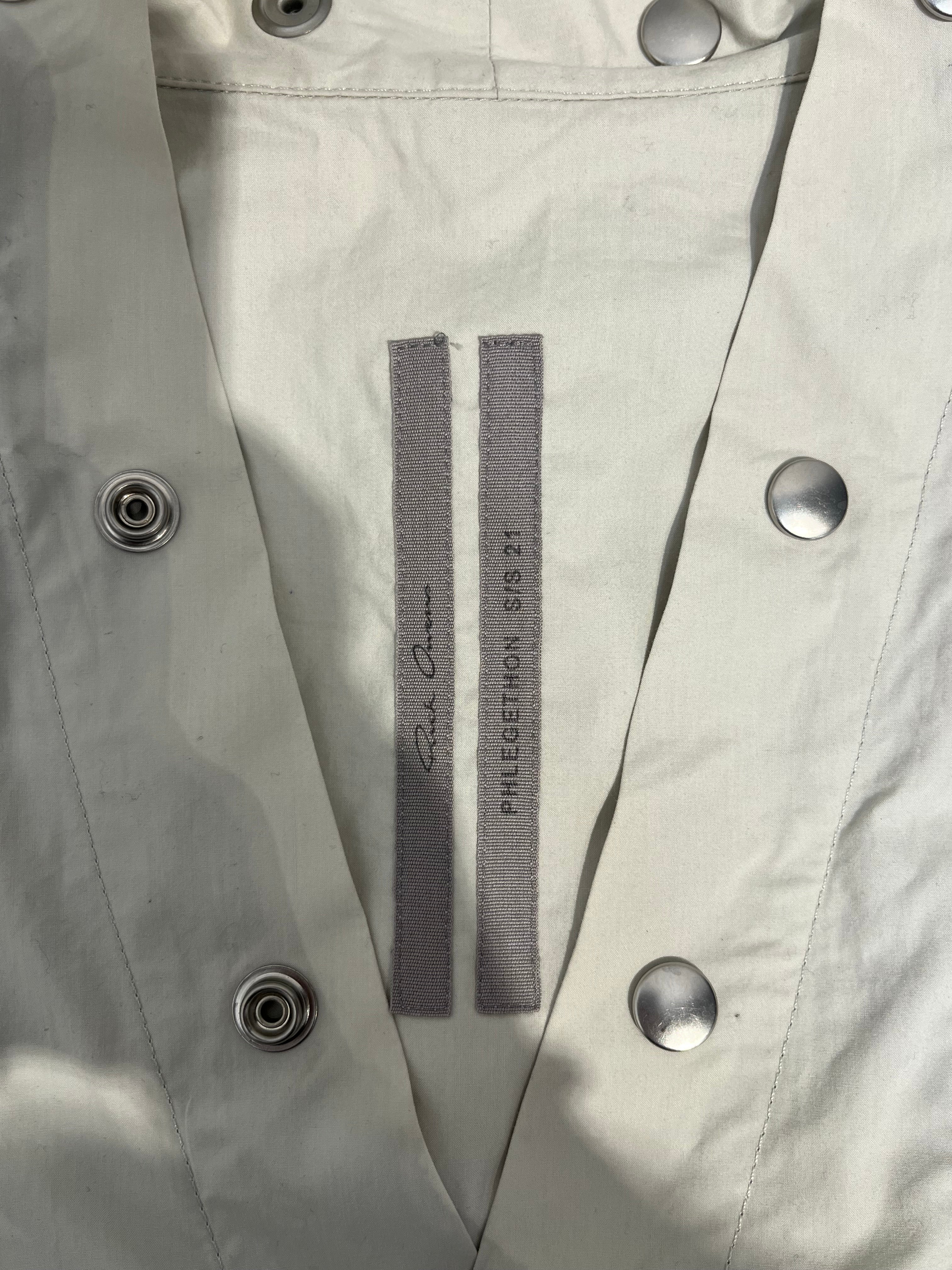 Rick Owens/LS Shirt/38/Cotton/WHT/SS21 BUTTON UP SHIRT view 4