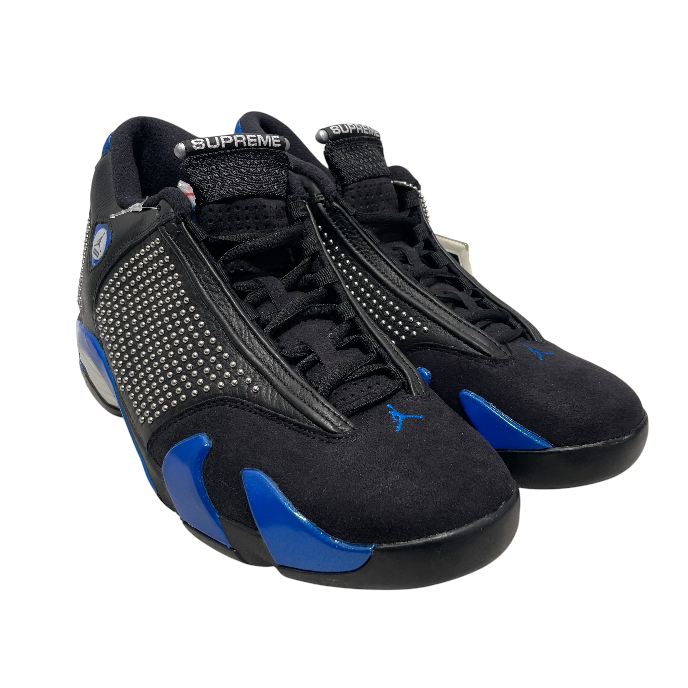 NIKE/Supreme/Low-Sneakers/US 10/Acrylic/BLK/blck/blu view 1