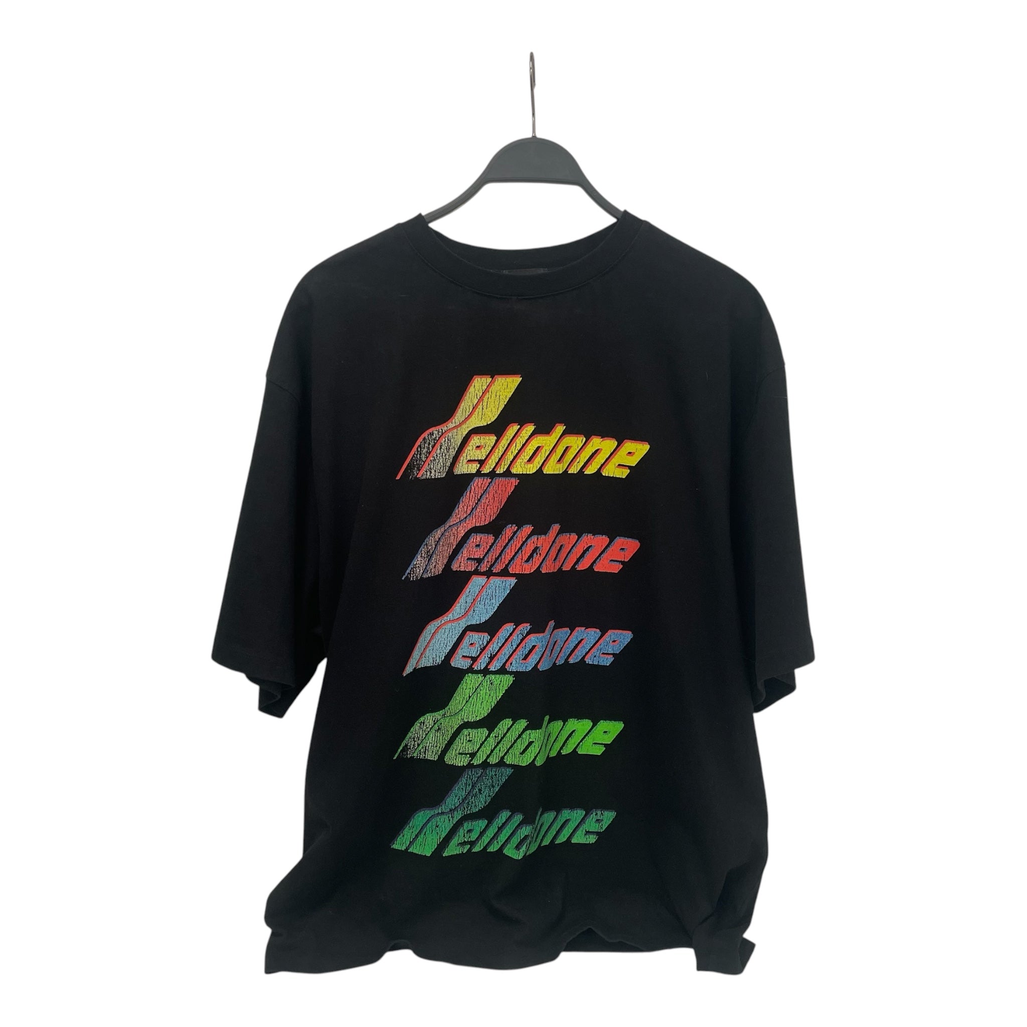 WE11DONE/T-Shirt/L/Cotton/BLK/ view 1