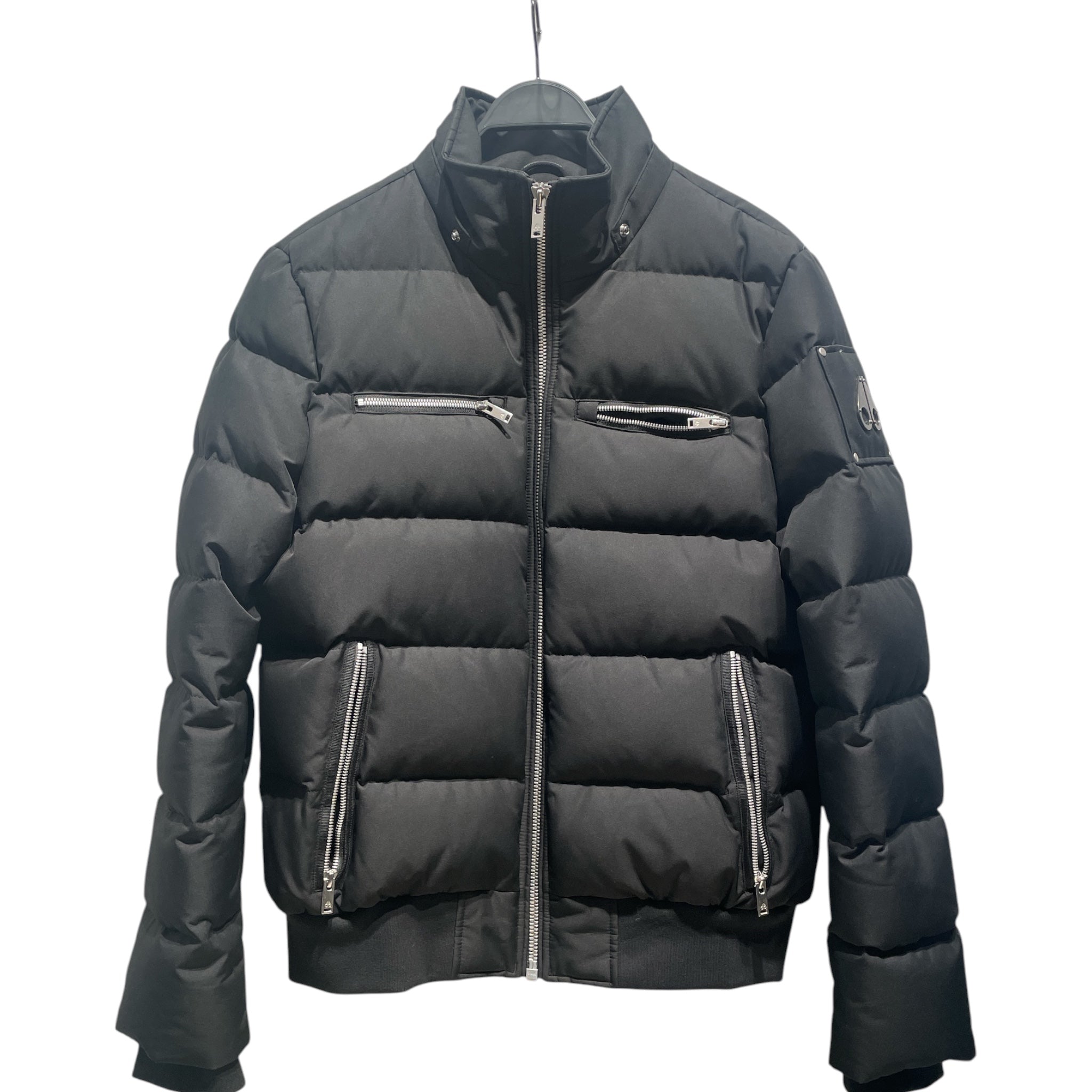 MOOSE KNUCKLES/Puffer Jkt/L/Nylon/BLK/Cloud Bomber Puffer Jkt view 1