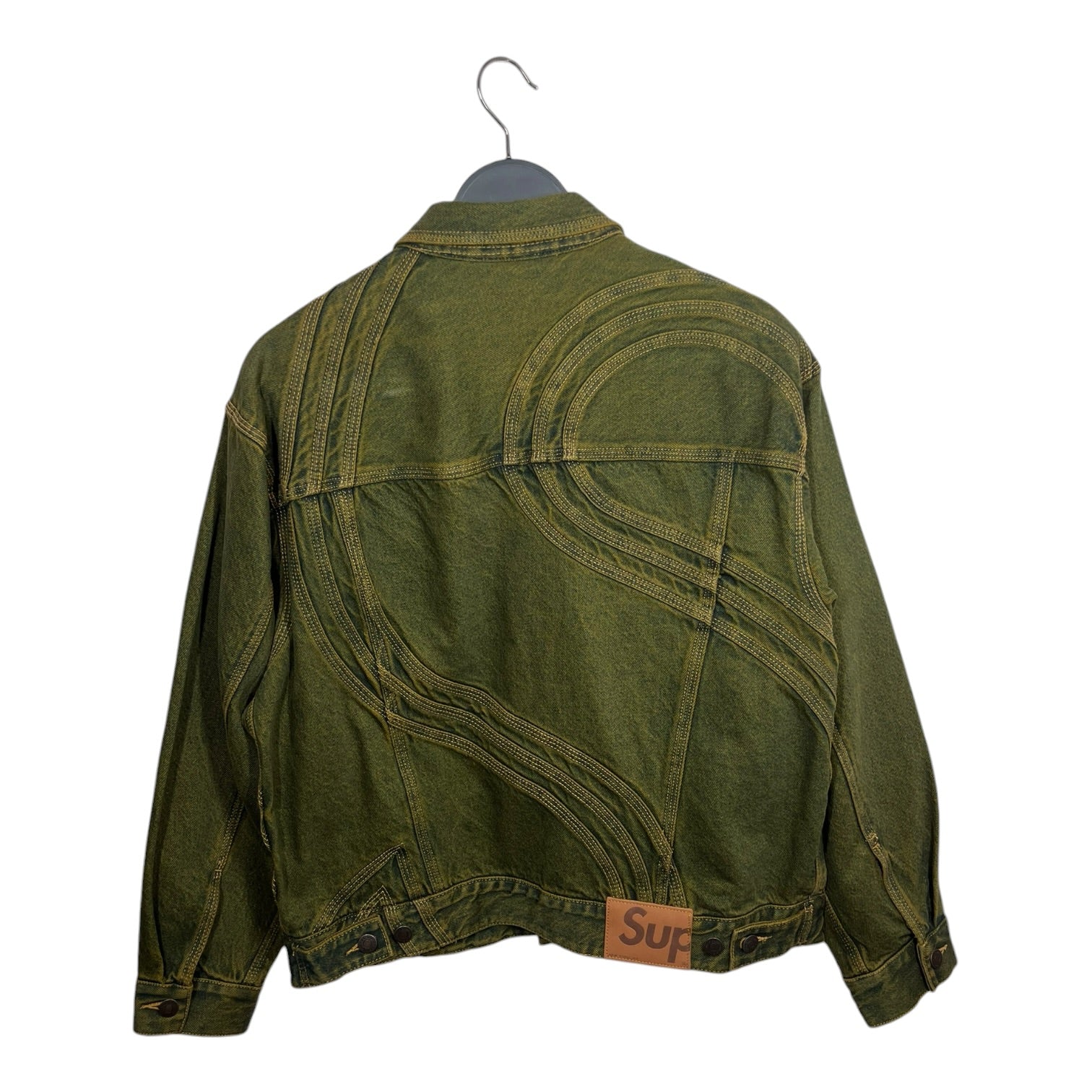 Supreme/Denim Jkt/S/Denim/IDG/S Logo Rusted Jkt view 2