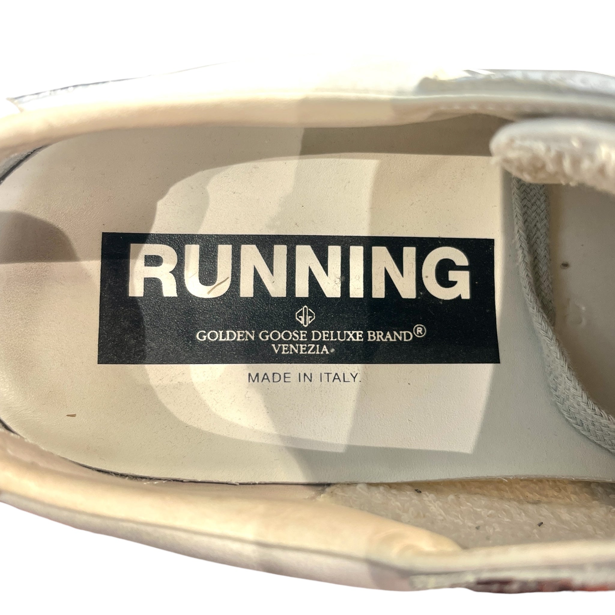 GOLDEN GOOSE/Low-Sneakers/EU 40/CRM/SILVER RUNNING SHOES view 3