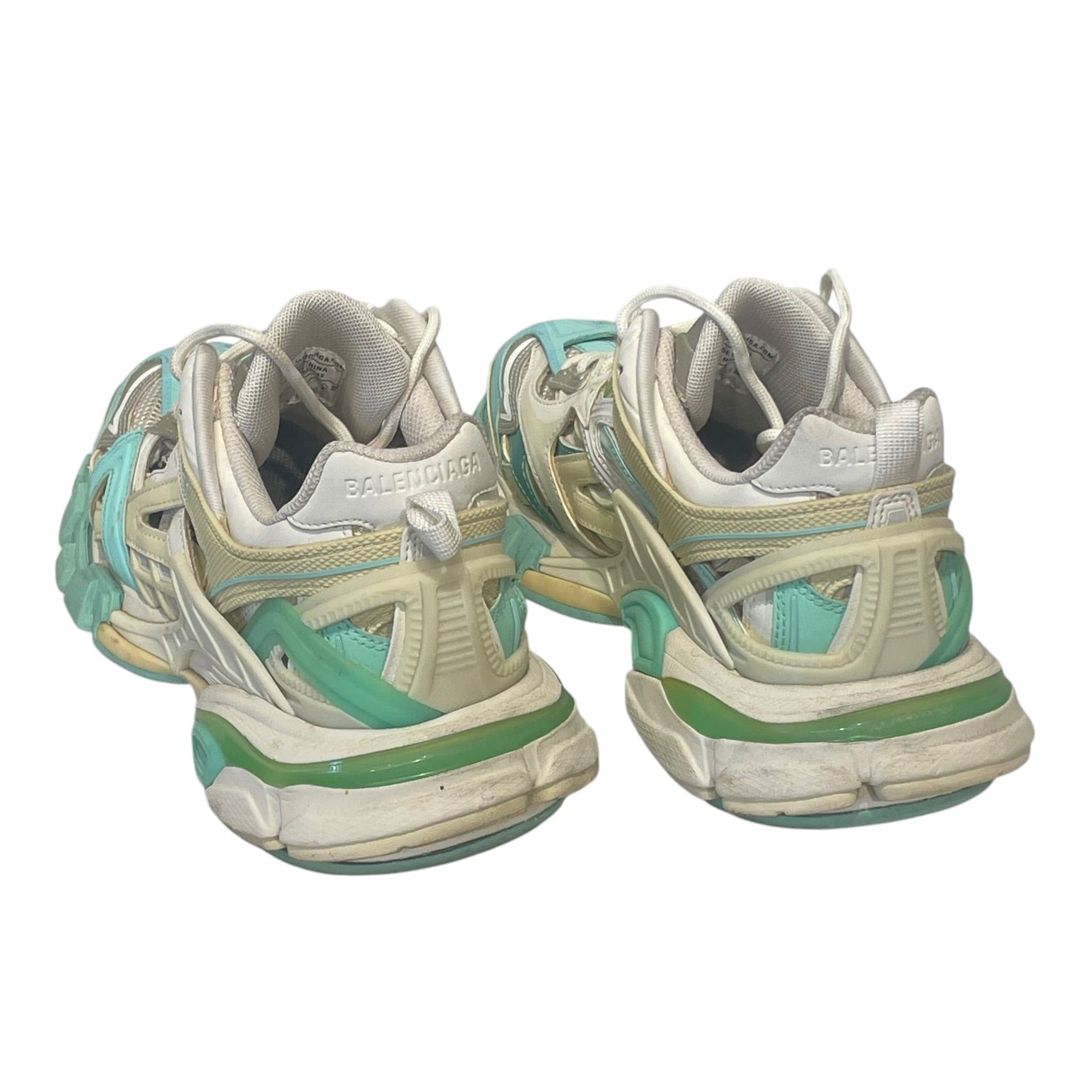 BALENCIAGA/Low-Sneakers/US 7/BLU/TRACK SNEAKER/TEAL WHITE view 2