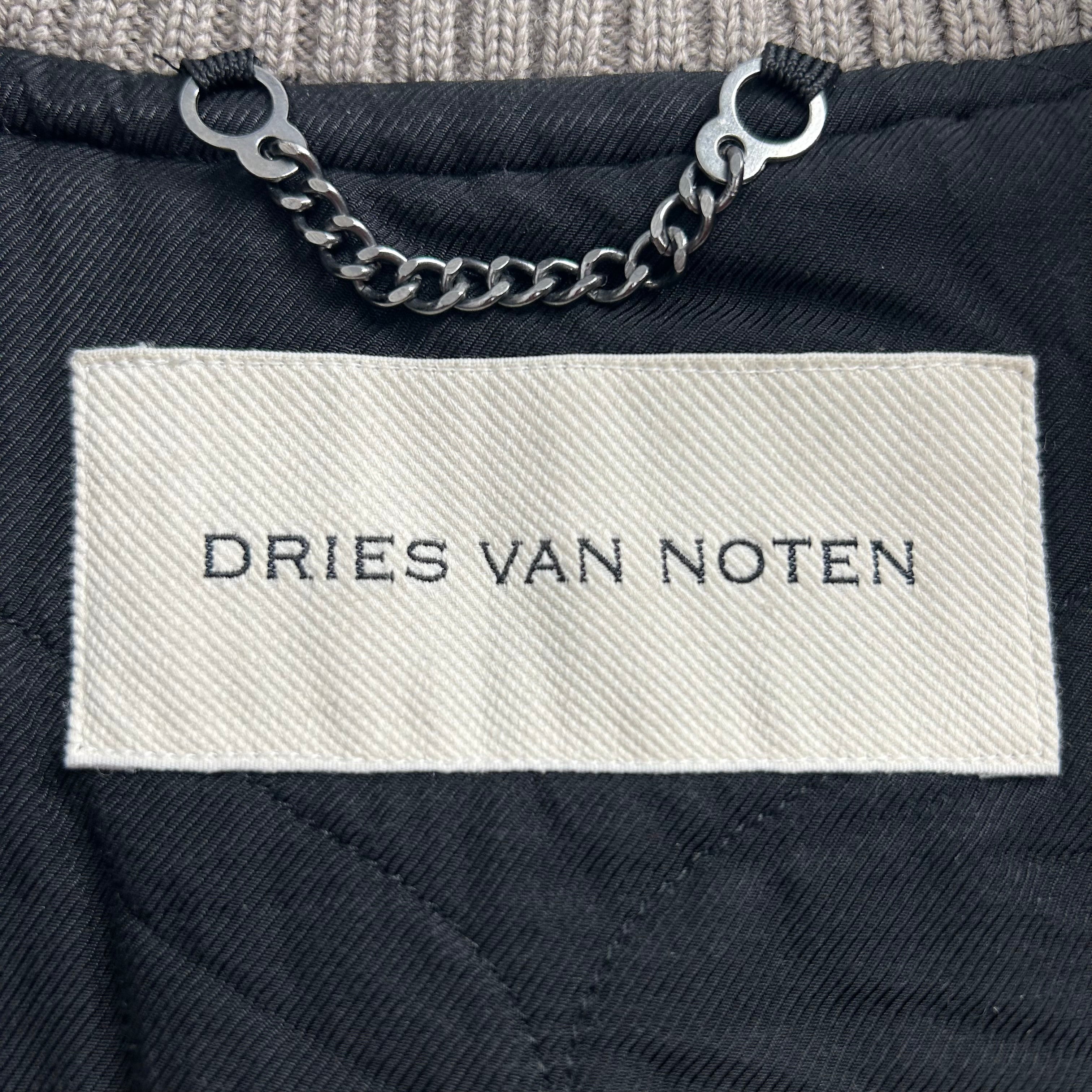 DRIES VAN NOTEN/Baseball Jkt/M/Polyester/BLK/BACKZIP view 3