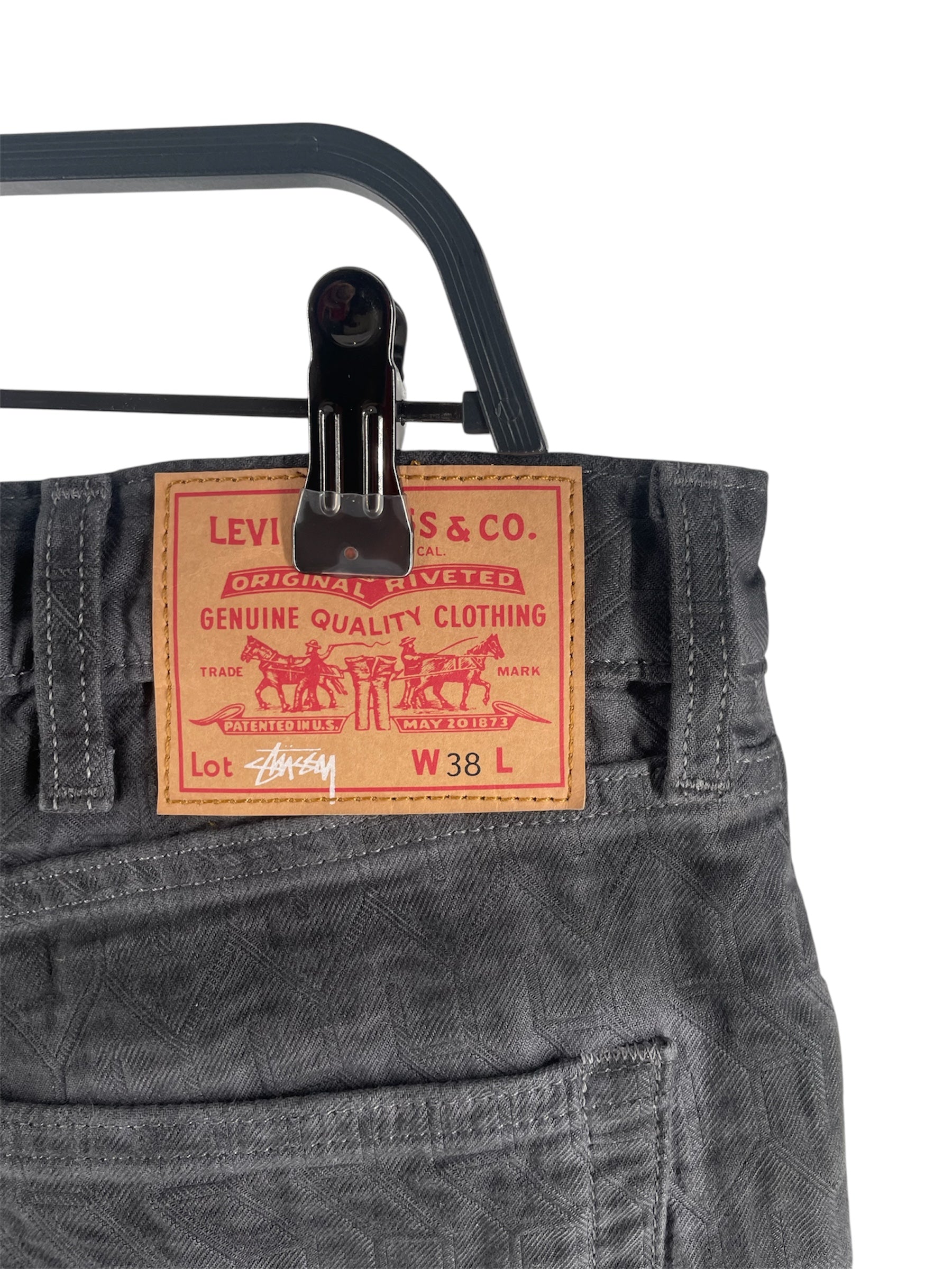 Levi's/STUSSY/Pants/38/Denim/GRY/Distressed/PC9-A5219-0002 view 4