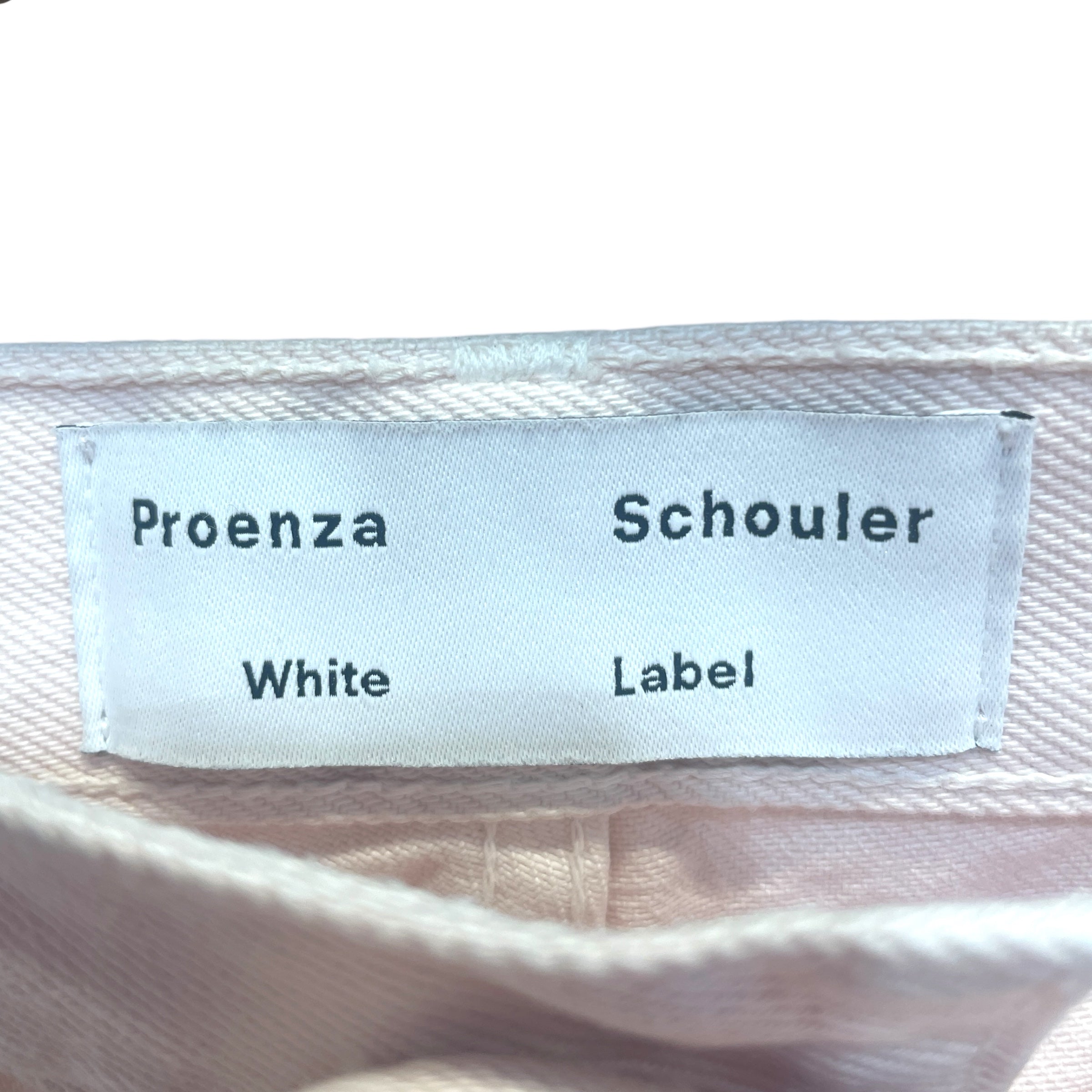 PROENZA SCHOULER/Straight Pants/28/Denim/PNK/White Label Straight Pants view 3