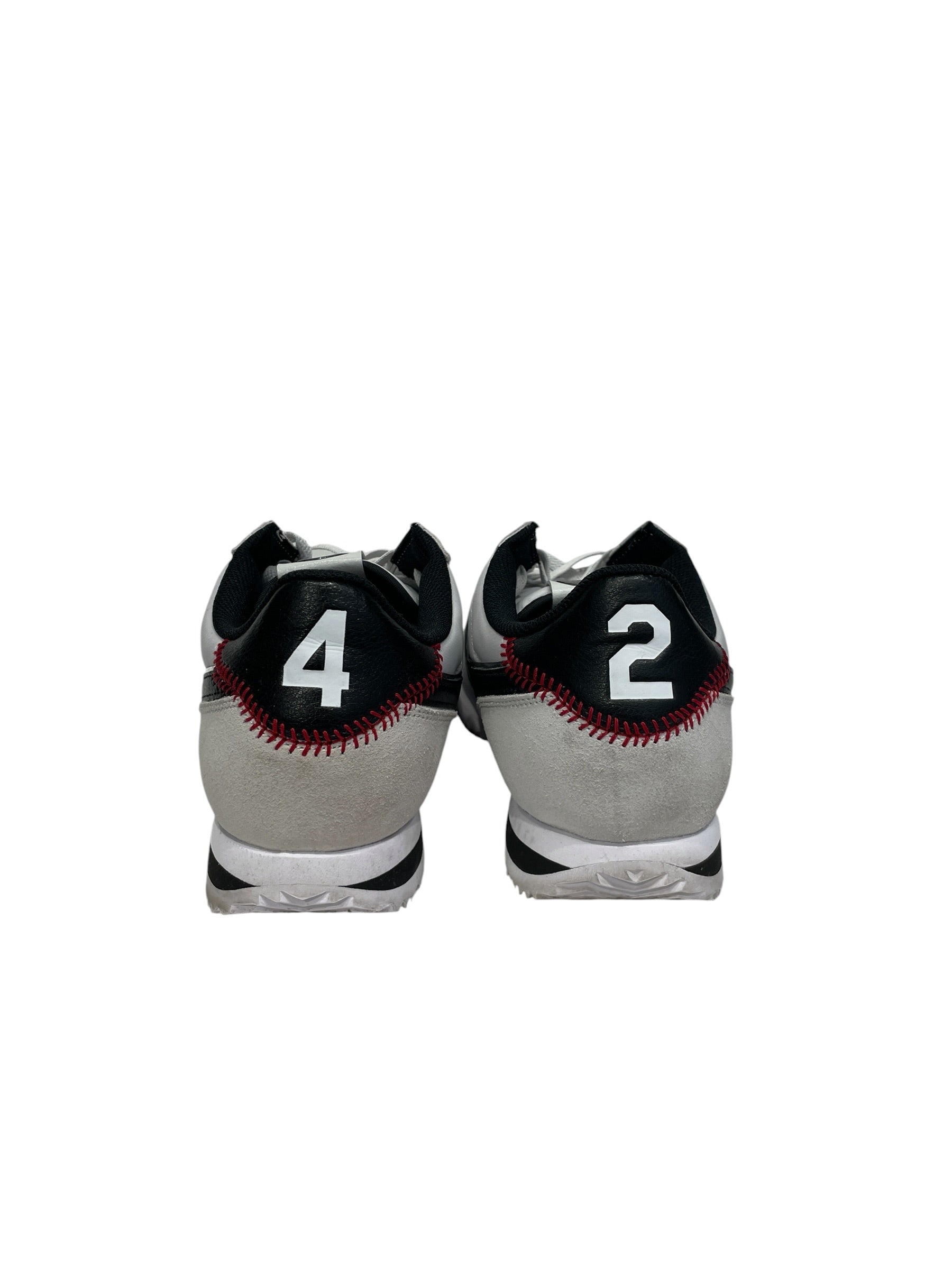 NIKE/Low-Sneakers/US 11/WHT/CORTEZ' JACKIE ROBINSON DAY view 4