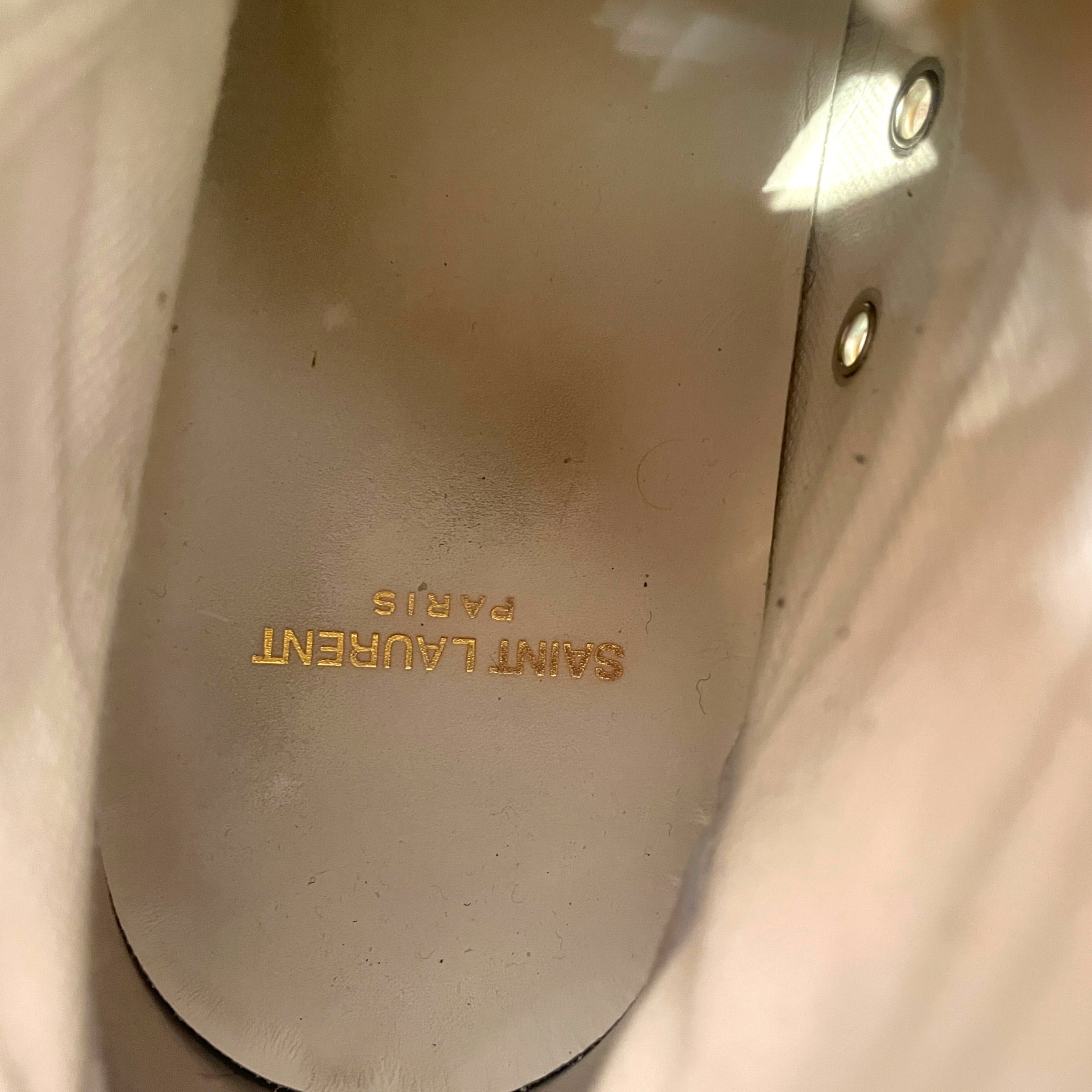 SAINT LAURENT/Hi-Sneakers/EU 42/Leather/GLD/Bedford Distressed Gold view 3