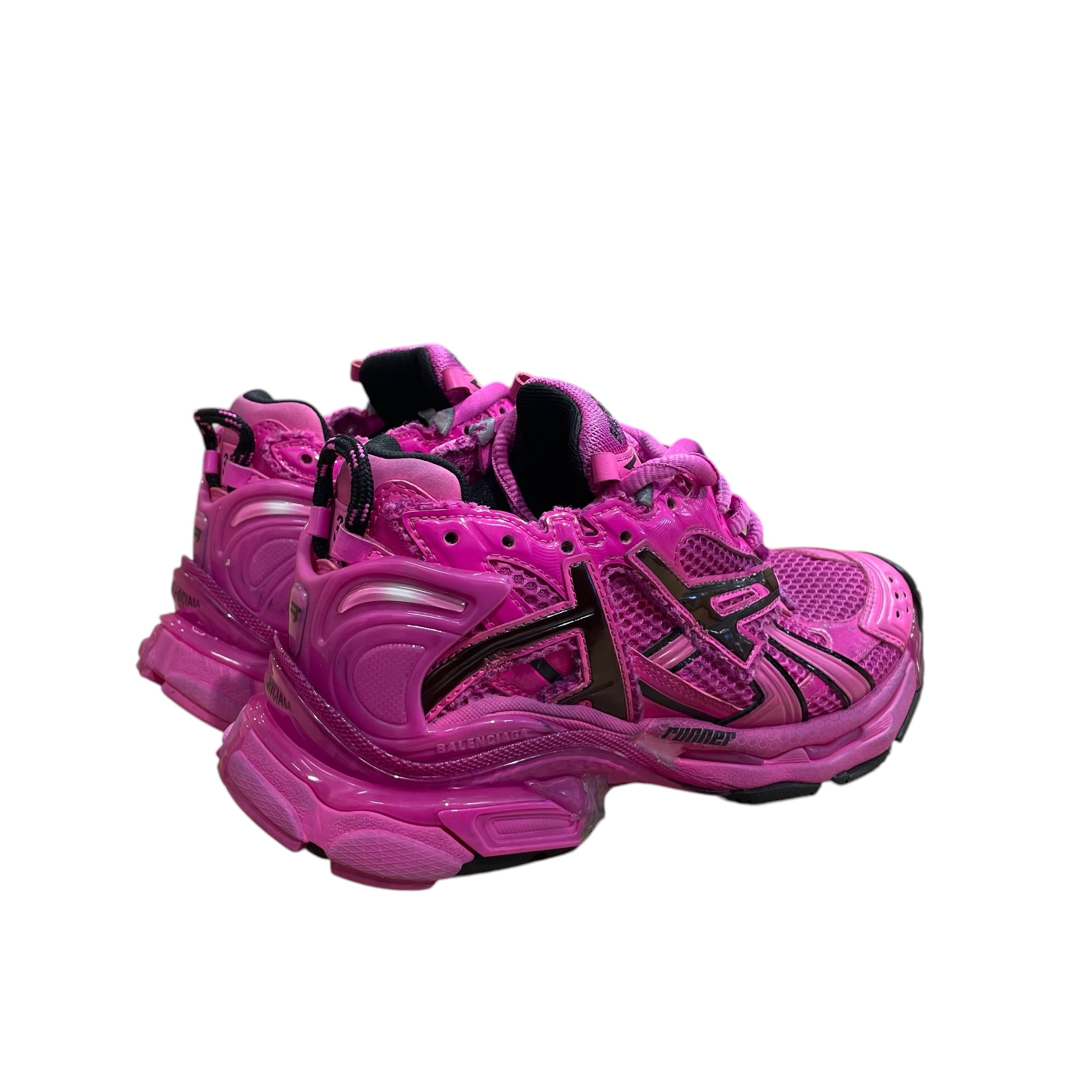 BALENCIAGA/Low-Sneakers/EU 37/PNK/RUNNER PNK/BLK view 2