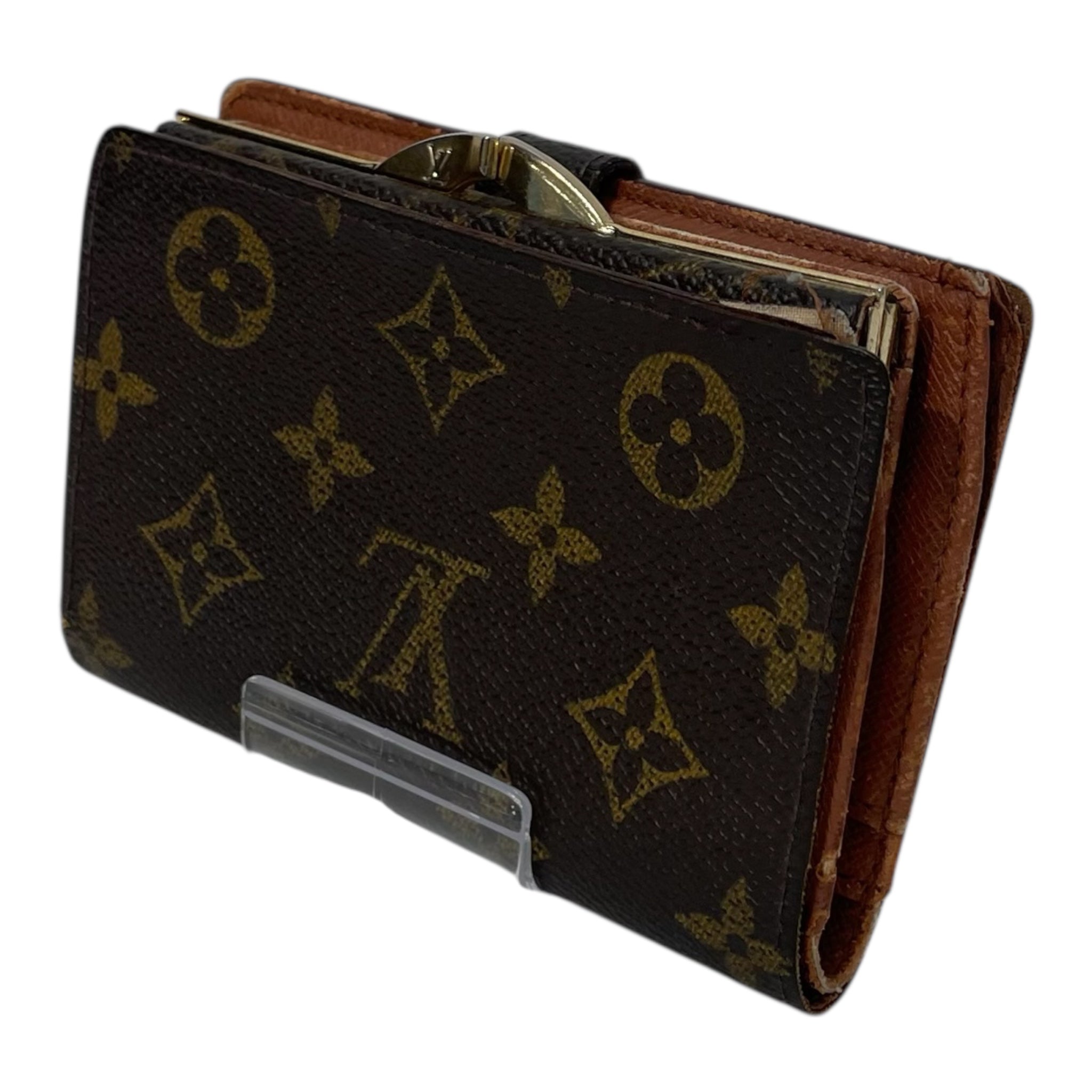 LOUIS VUITTON/Wallet/FREE/All Over Print/Leather/BRW/Clasp Wallet view 2