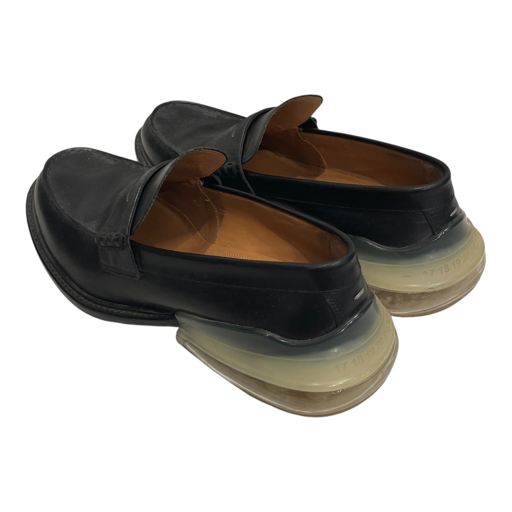 Martin Margiela/Loafers/EU 45/Leather/BLK/AIR BAG LOAFER view 2