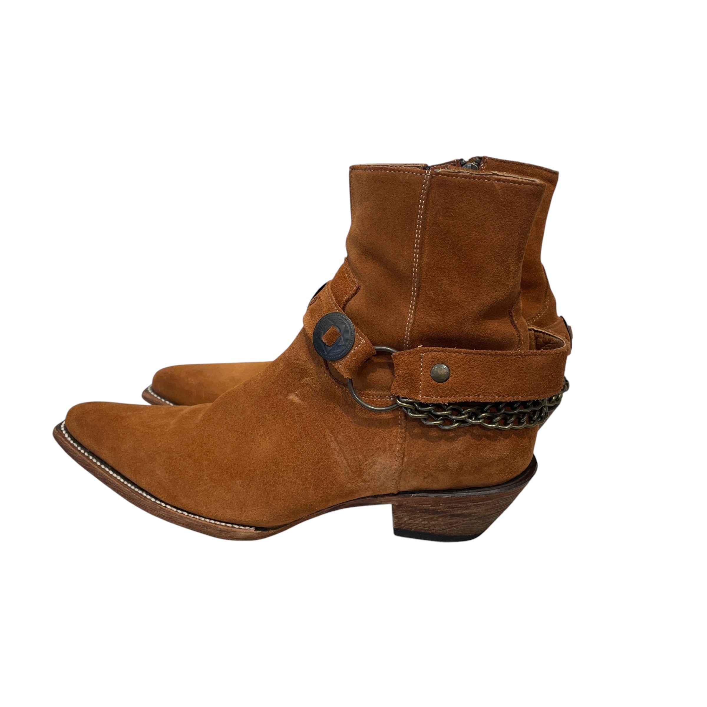 LUCENT/Western Boots/EU 45/Suede/CML/WESTERN HARNESS BOOT view 2