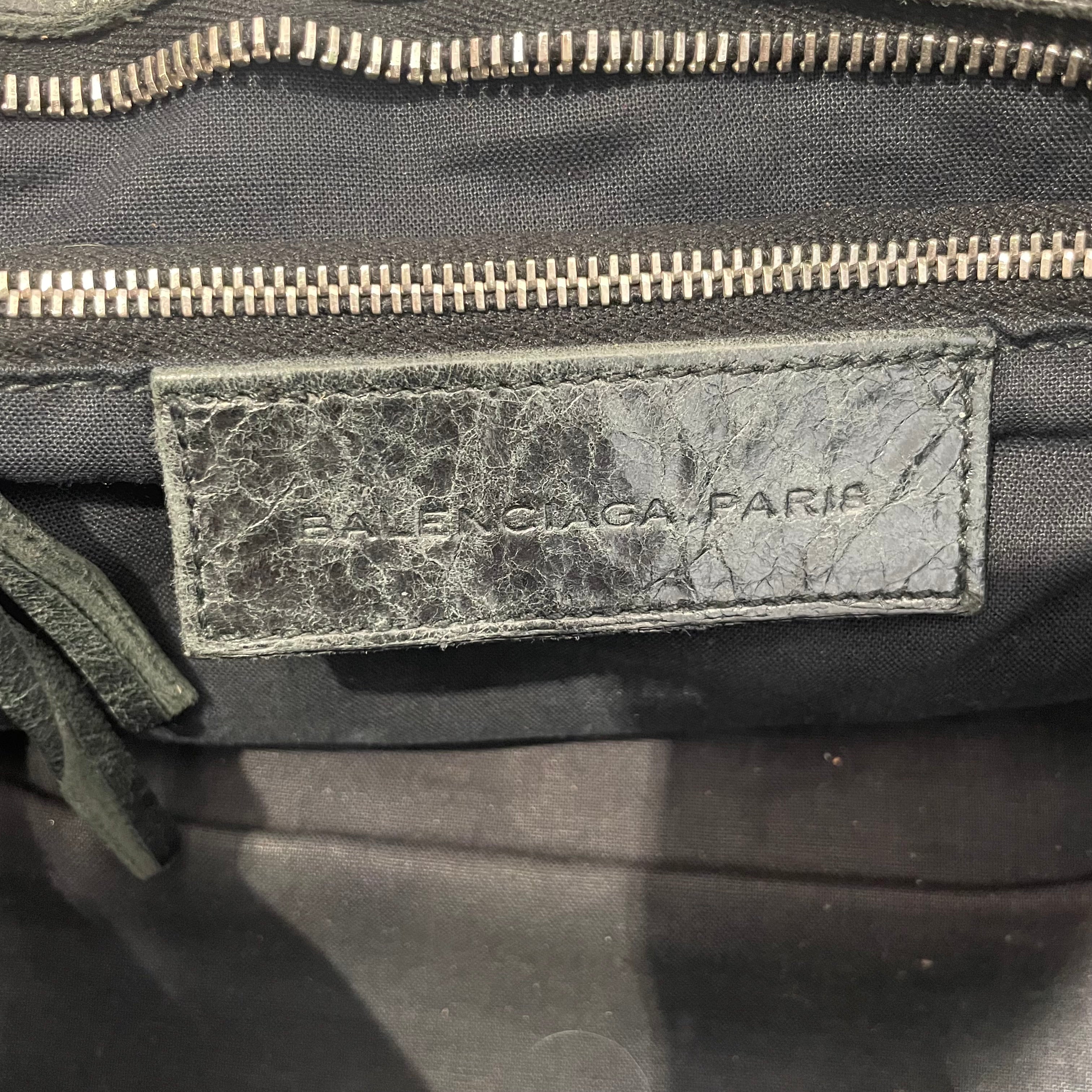 BALENCIAGA/Hand Bag/Border/Wool/NVY/Navy Wool Classic City Bag view 6