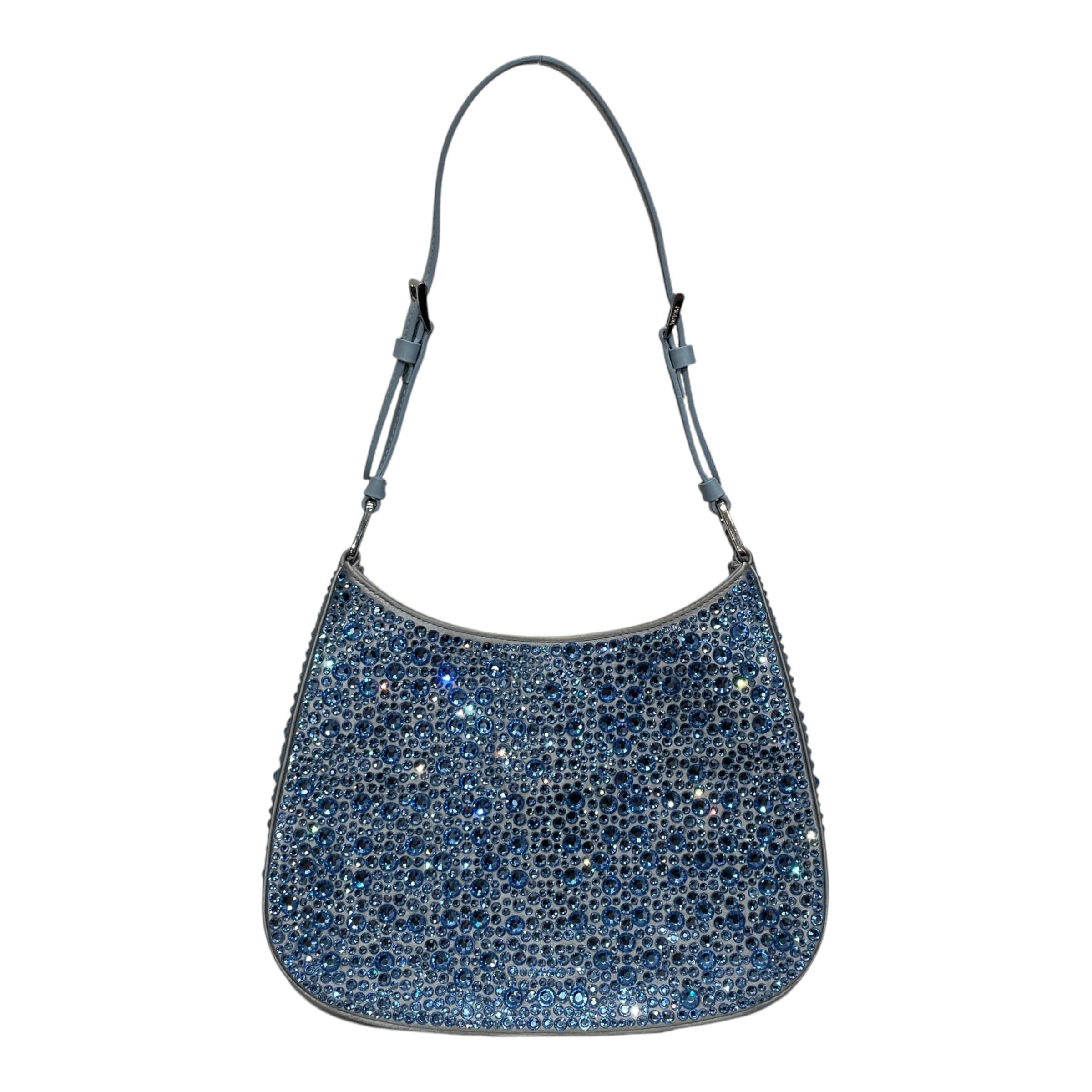 PRADA/Hand Bag/Iridescent/Leather/BLU/SEQUIN CHLOE BAG view 2