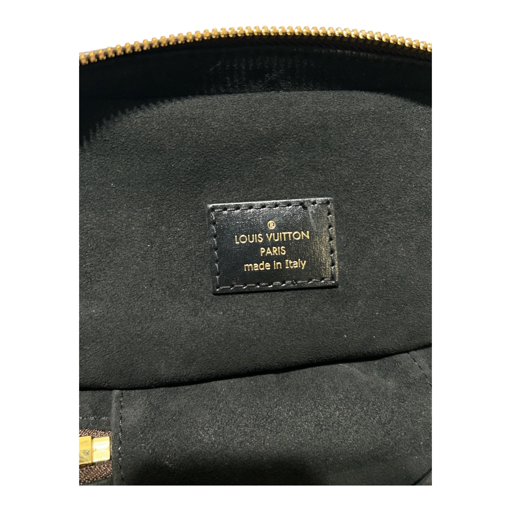 LOUIS VUITTON/Basket Bag/Leather/BRW/monogram reverse view 5