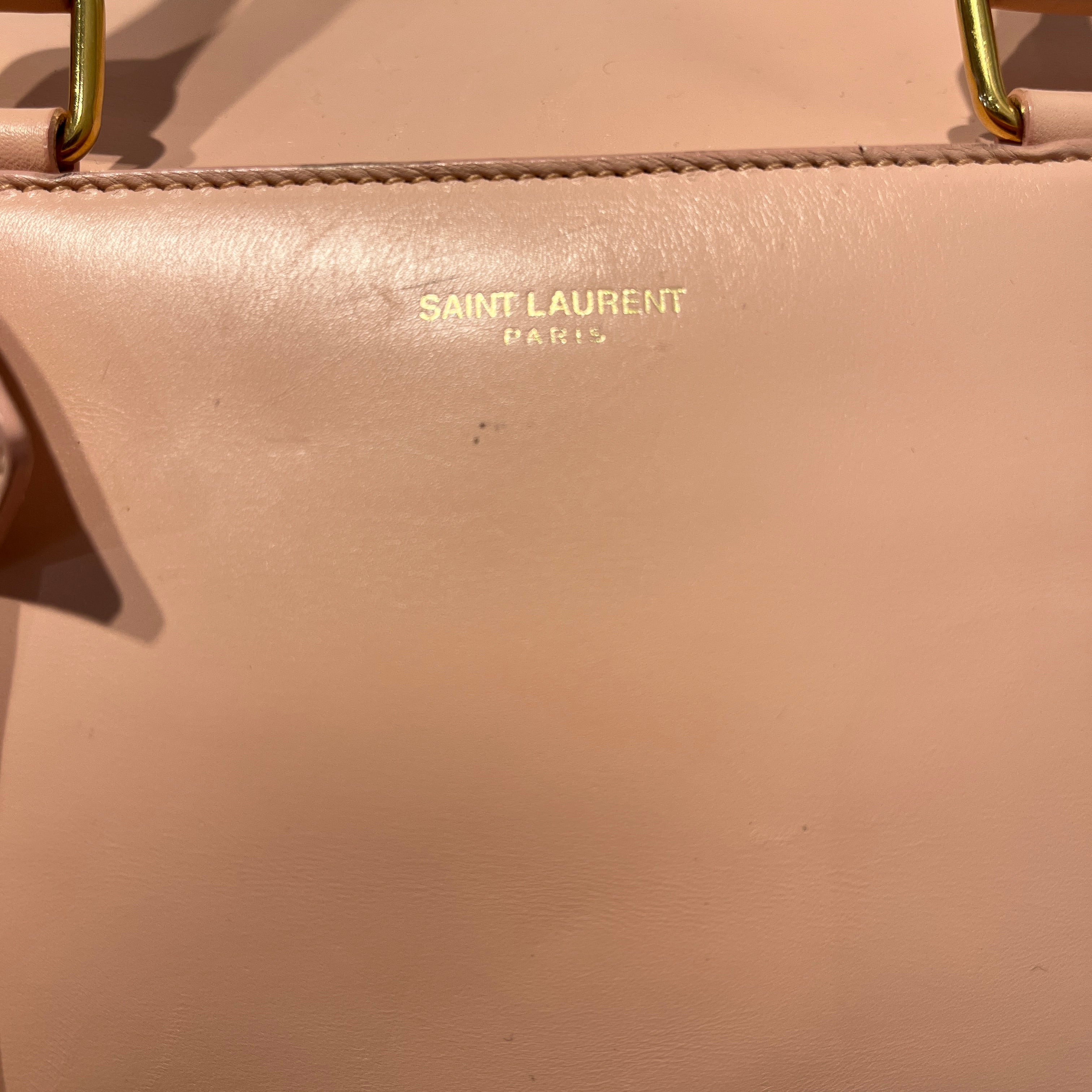 YVES SAINT LAURENT/Boston Bag/OS/Leather/PNK/YSL PINK BABY DUFFLE view 4