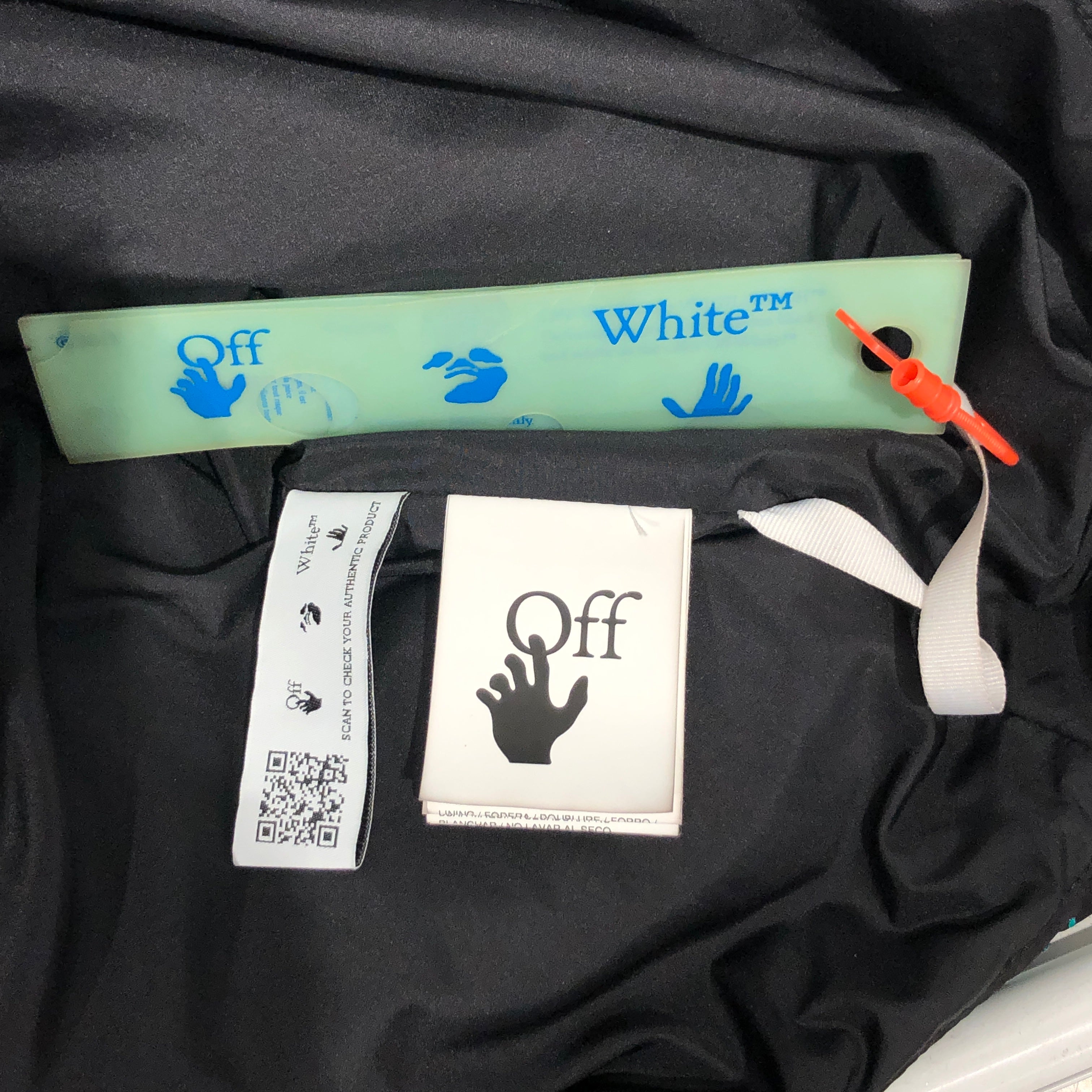 OFF-WHITE/Puffer Vest/M/Polka dot/Polyester/BLK/ view 7