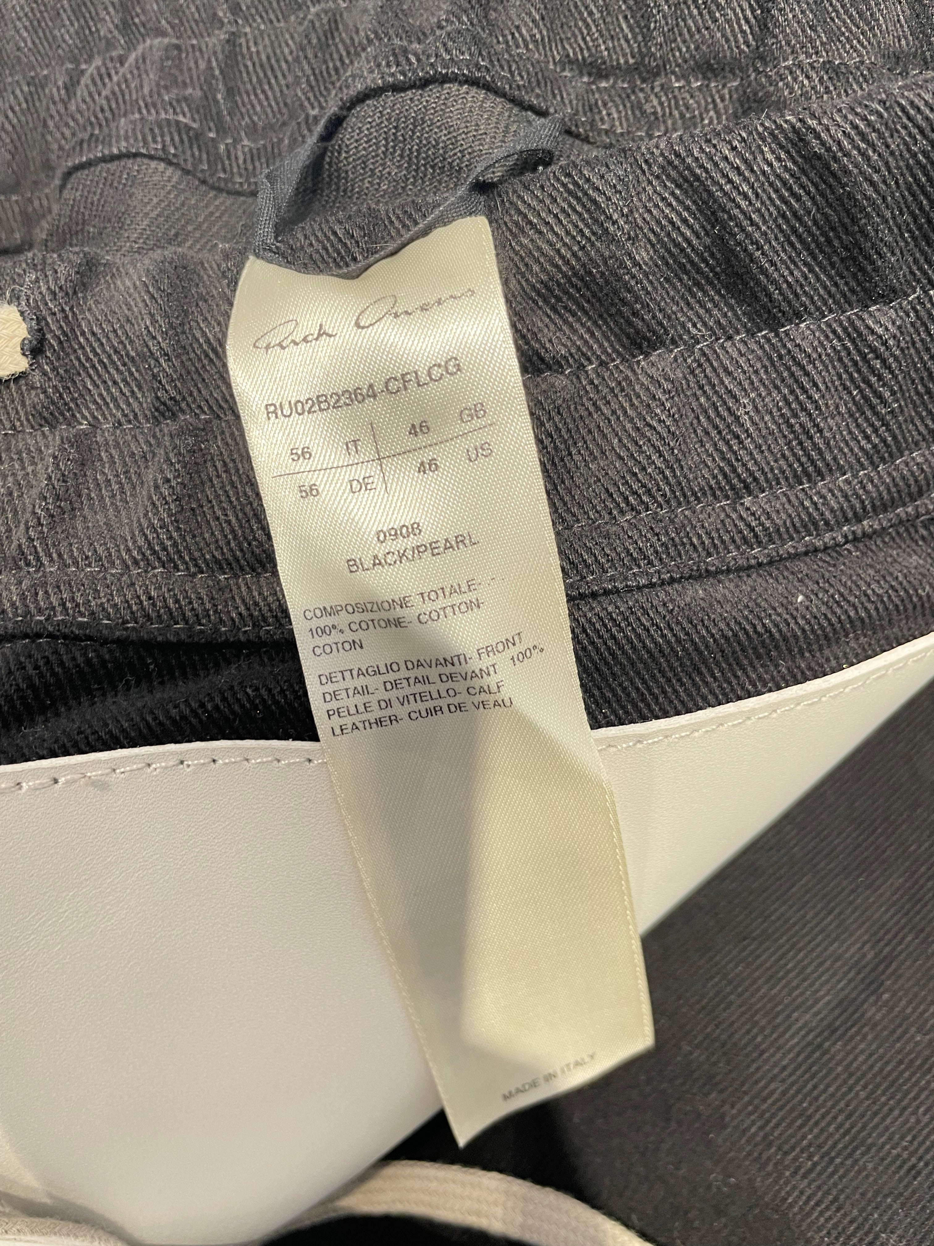 Rick Owens/Pants/46/Cotton/BLK/Larry Cargo view 3